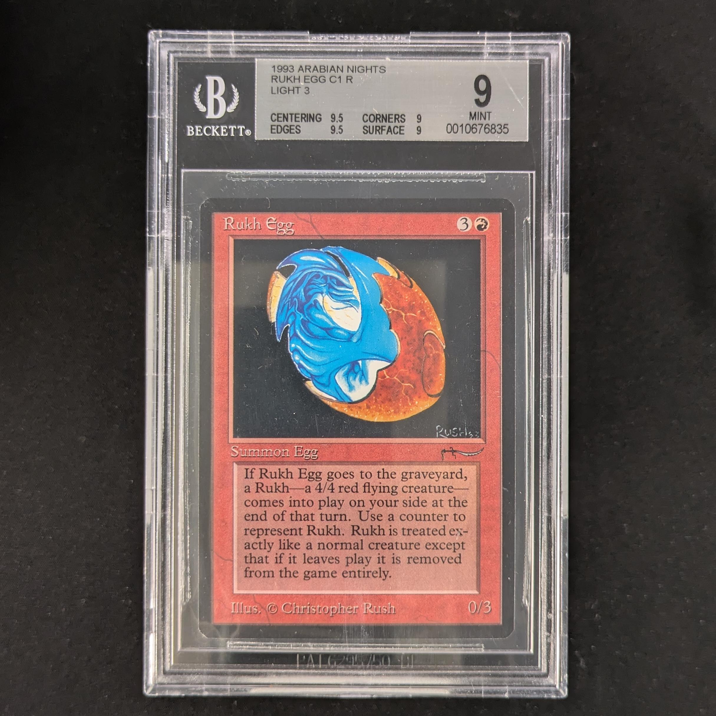 Rukh Egg - Arabian Nights - BGS 9 - Light