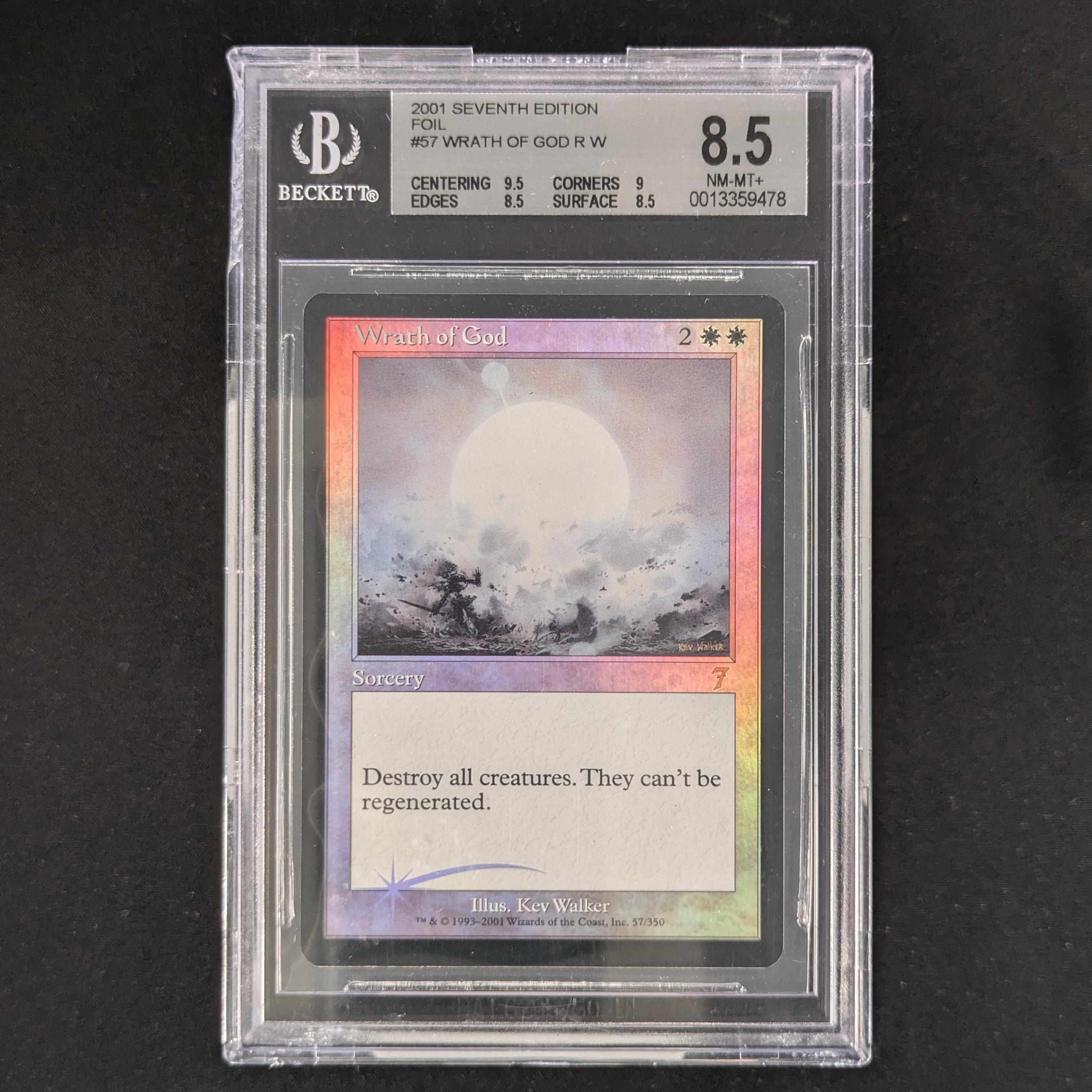 [FOIL] Wrath of God - Seventh Edition - BGS 9