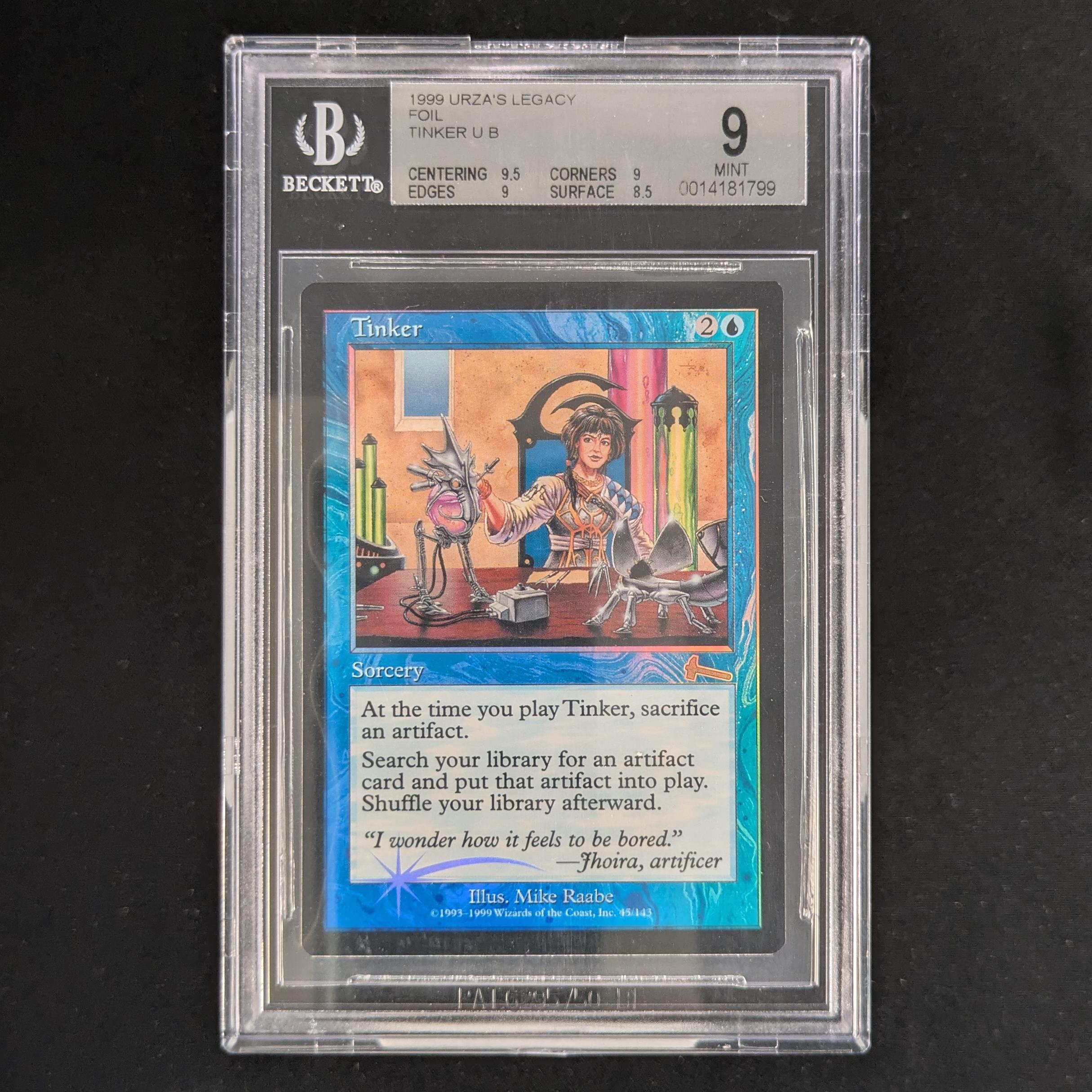 [FOIL] Tinker - Urza's Legacy - BGS 9