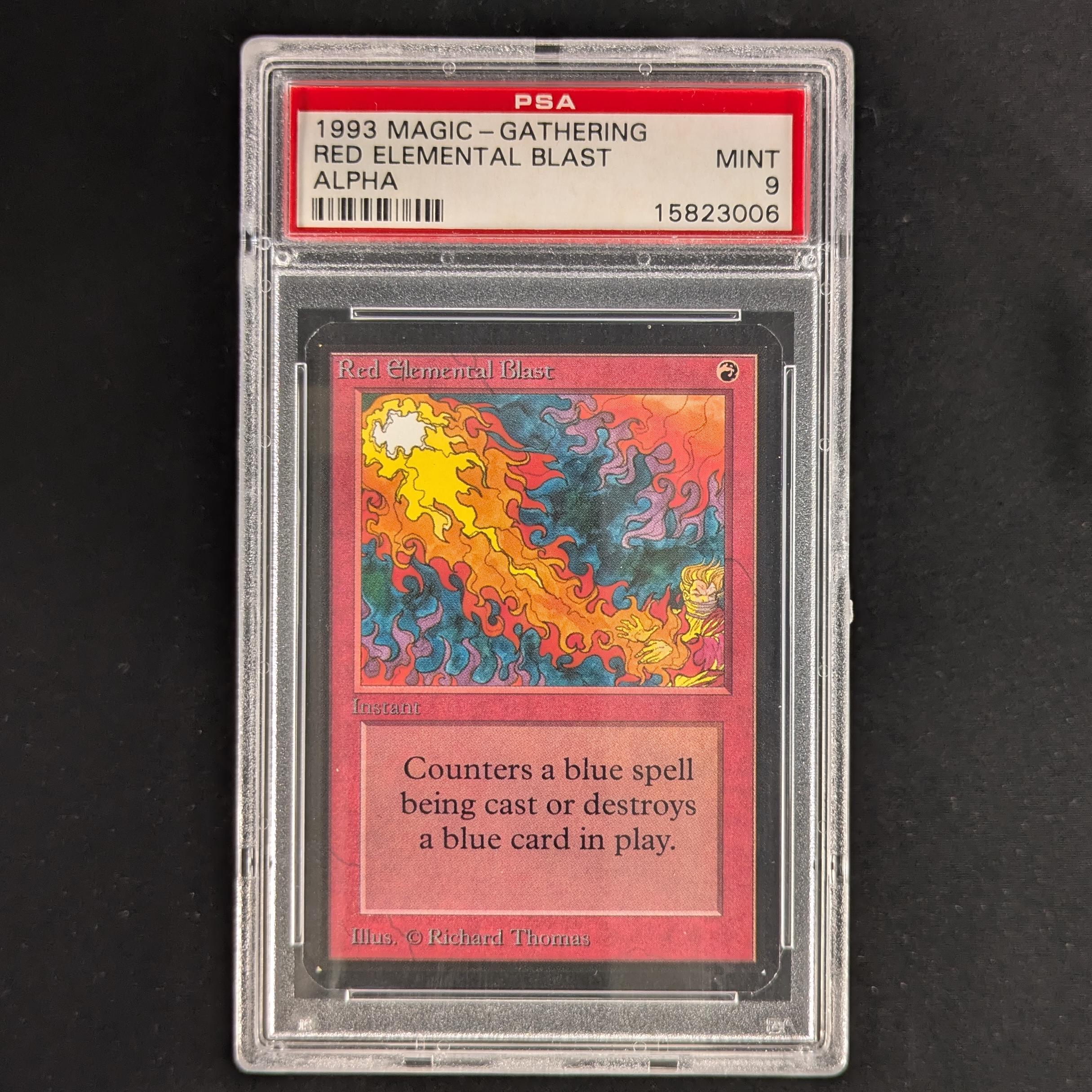 Red Elemental Blast - Alpha - PSA 9