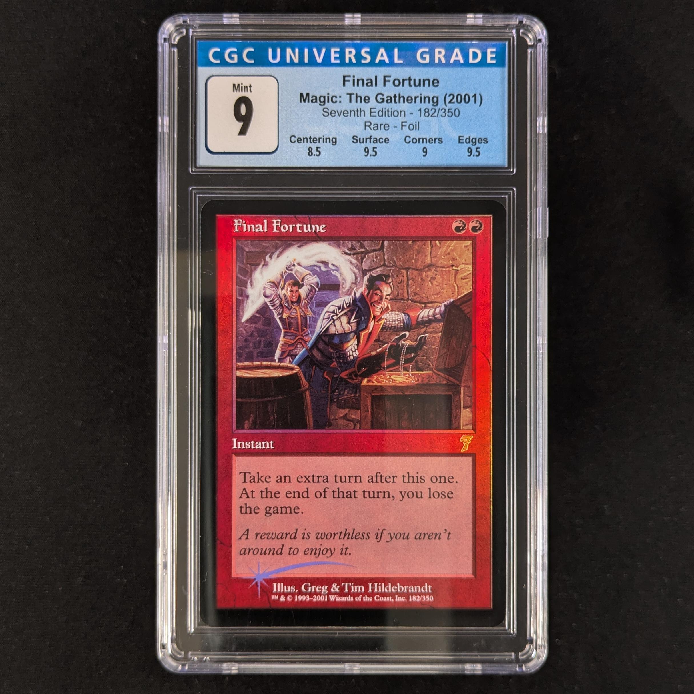 [FOIL] Final Fortune - Seventh Edition - CGC 9