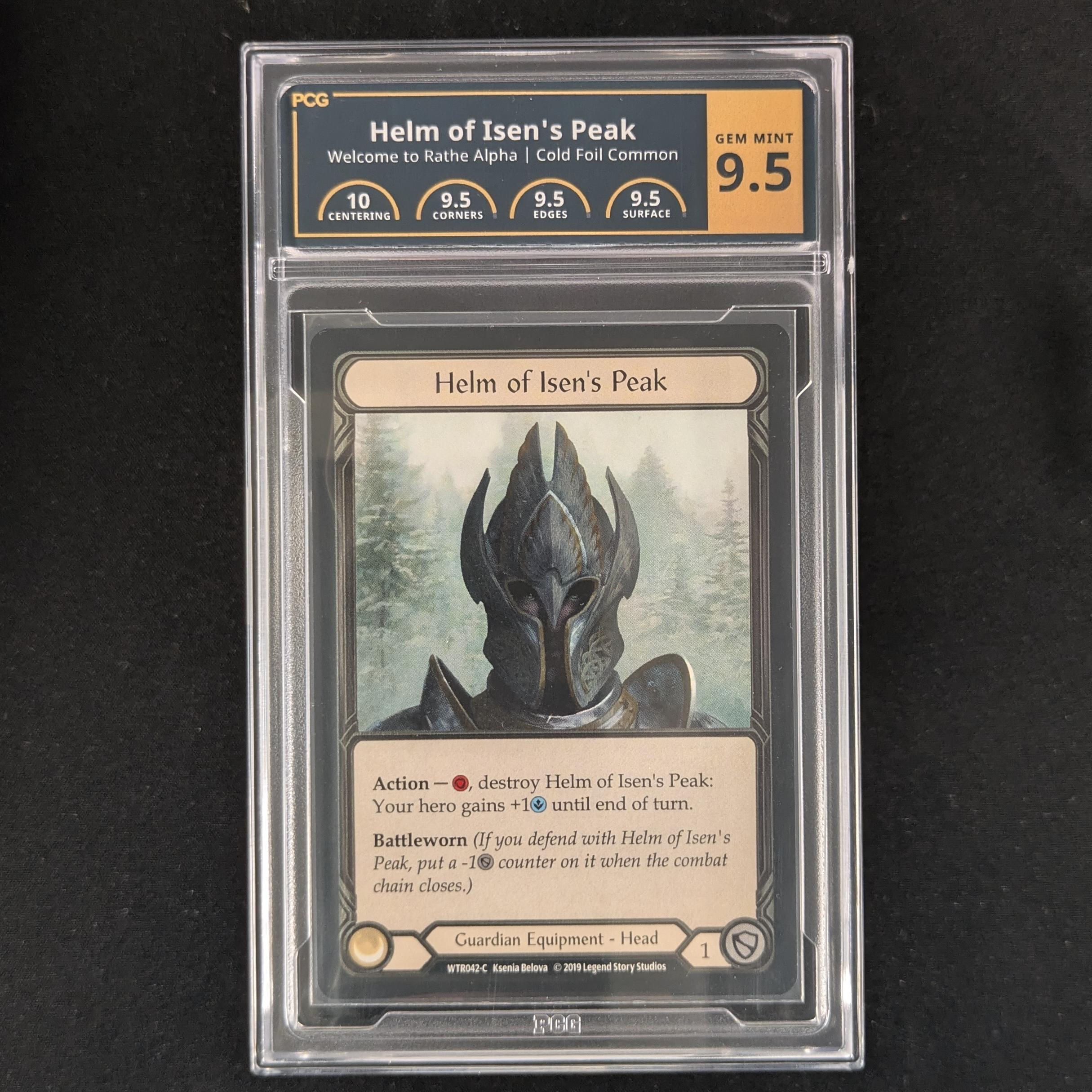 Helm of Isen's Peak (Cold Foil) - Welcome to Rathe Alpha - PCG 9.5