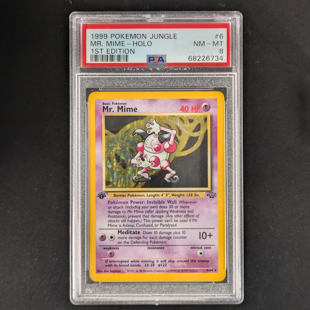 mr mime pokemon card Mr. (JU 6) - Jungle - English CCG Non Booster Box reveal it Lightning, Army of One Color:White