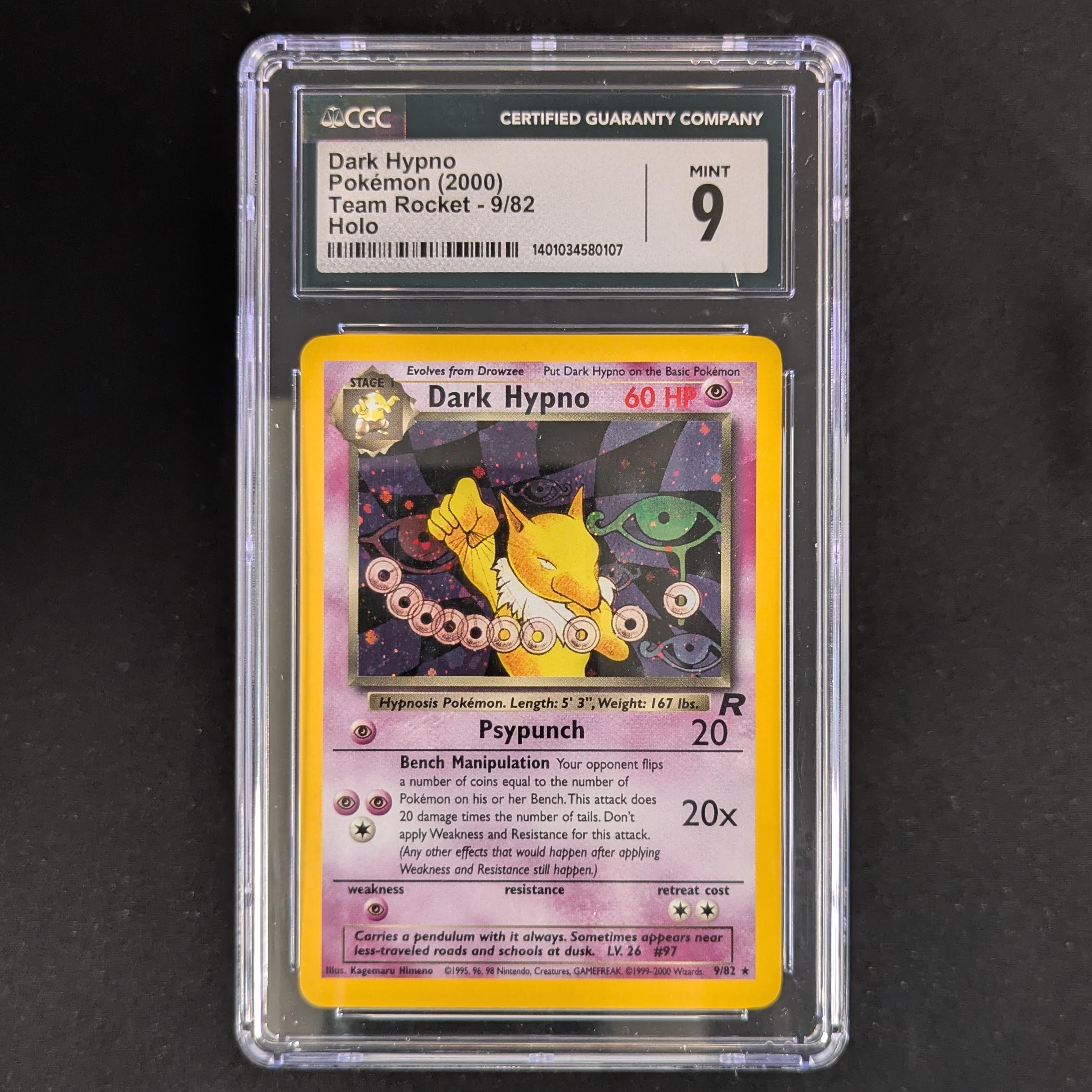 Dark Hypno (TR 9) - Team Rocket - CGC 9