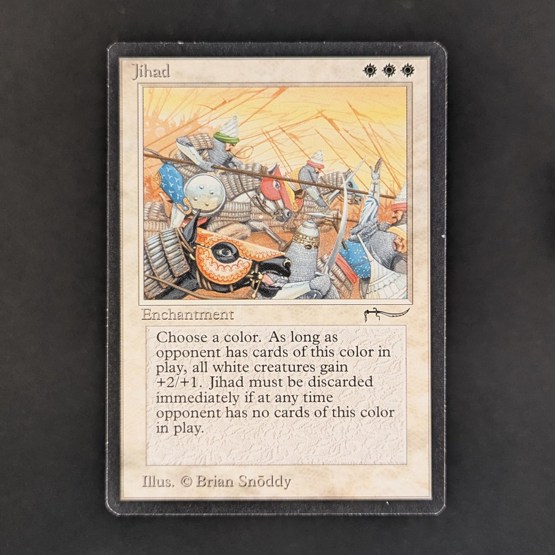 mtg racist cards Jihad - Arabian Nights - EX