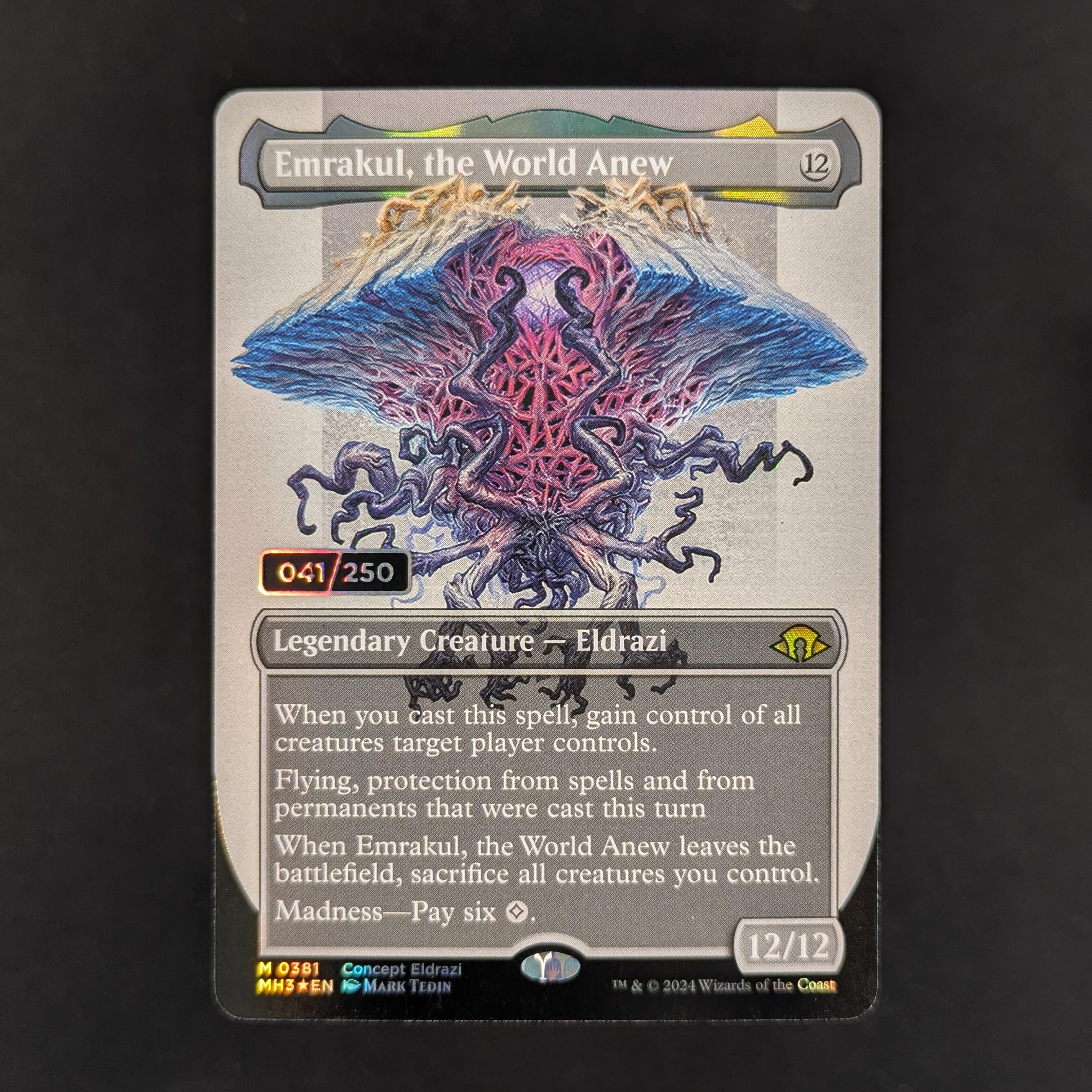 [FOIL] Emrakul, the World Anew (Serialized) - Modern Horizons 3: Extras - NM - 041/250