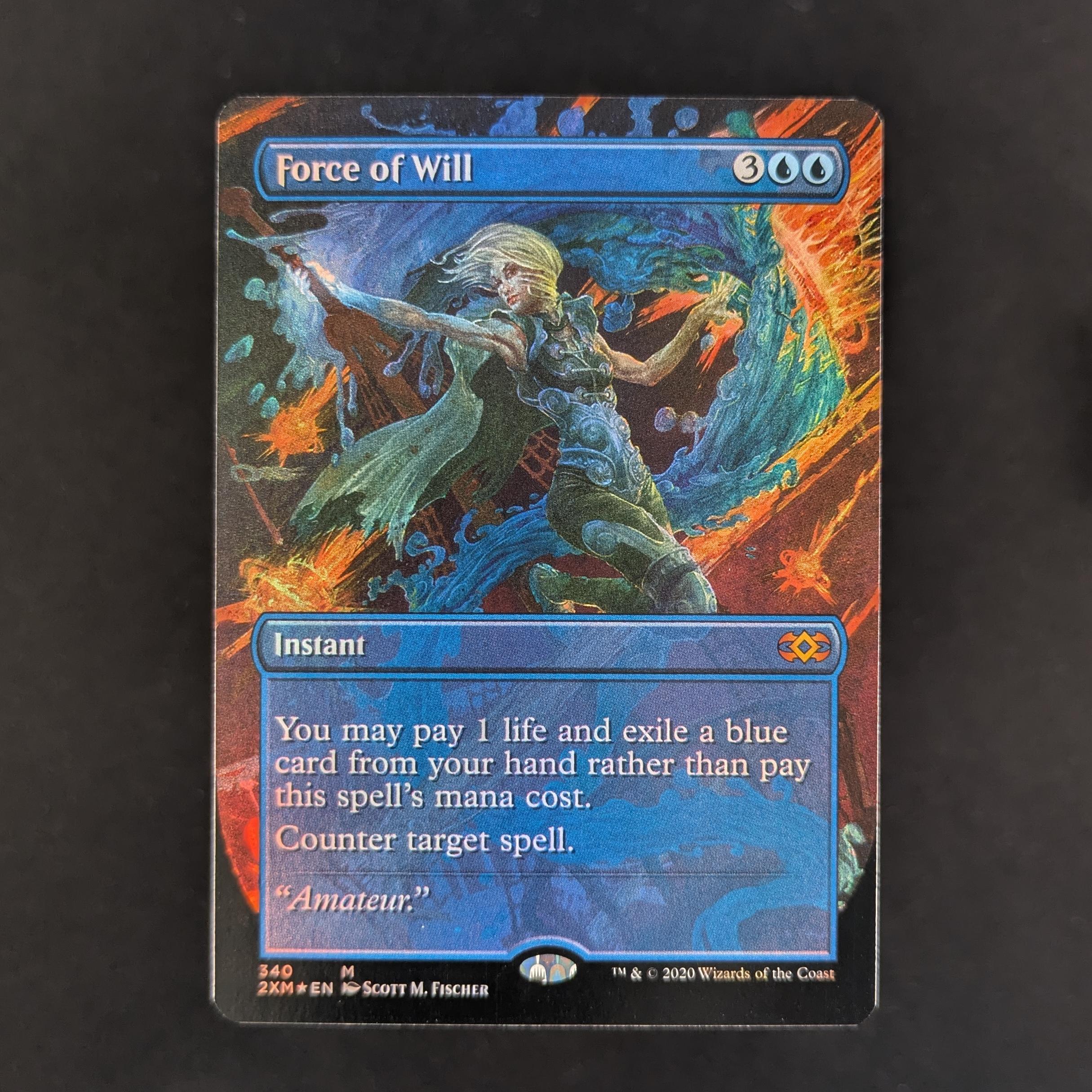 [FOIL] Force of Will (Borderless) - Double Masters: Extras - NM