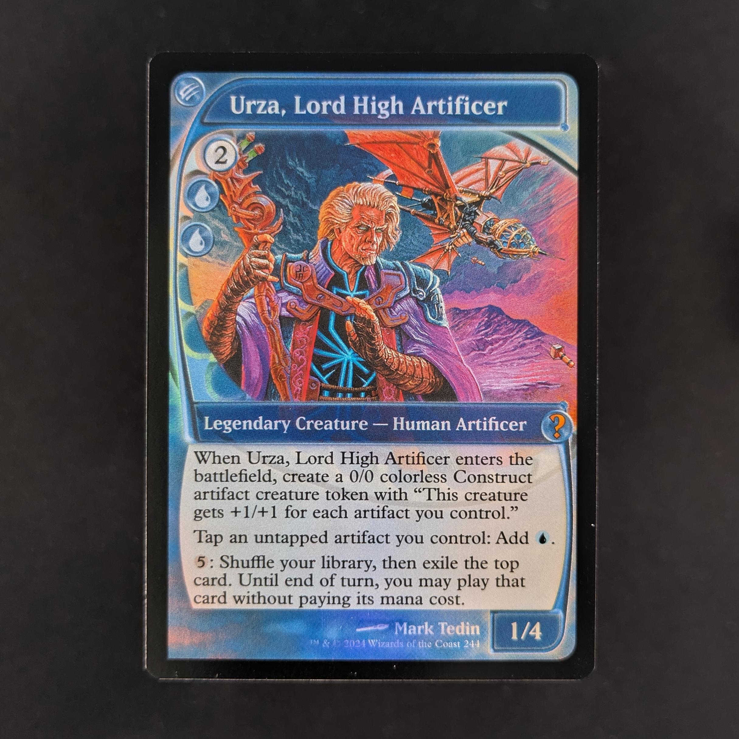 [FOIL] Urza, Lord High Artificer (Future Sight Frame) - Mystery Booster 2 - NM