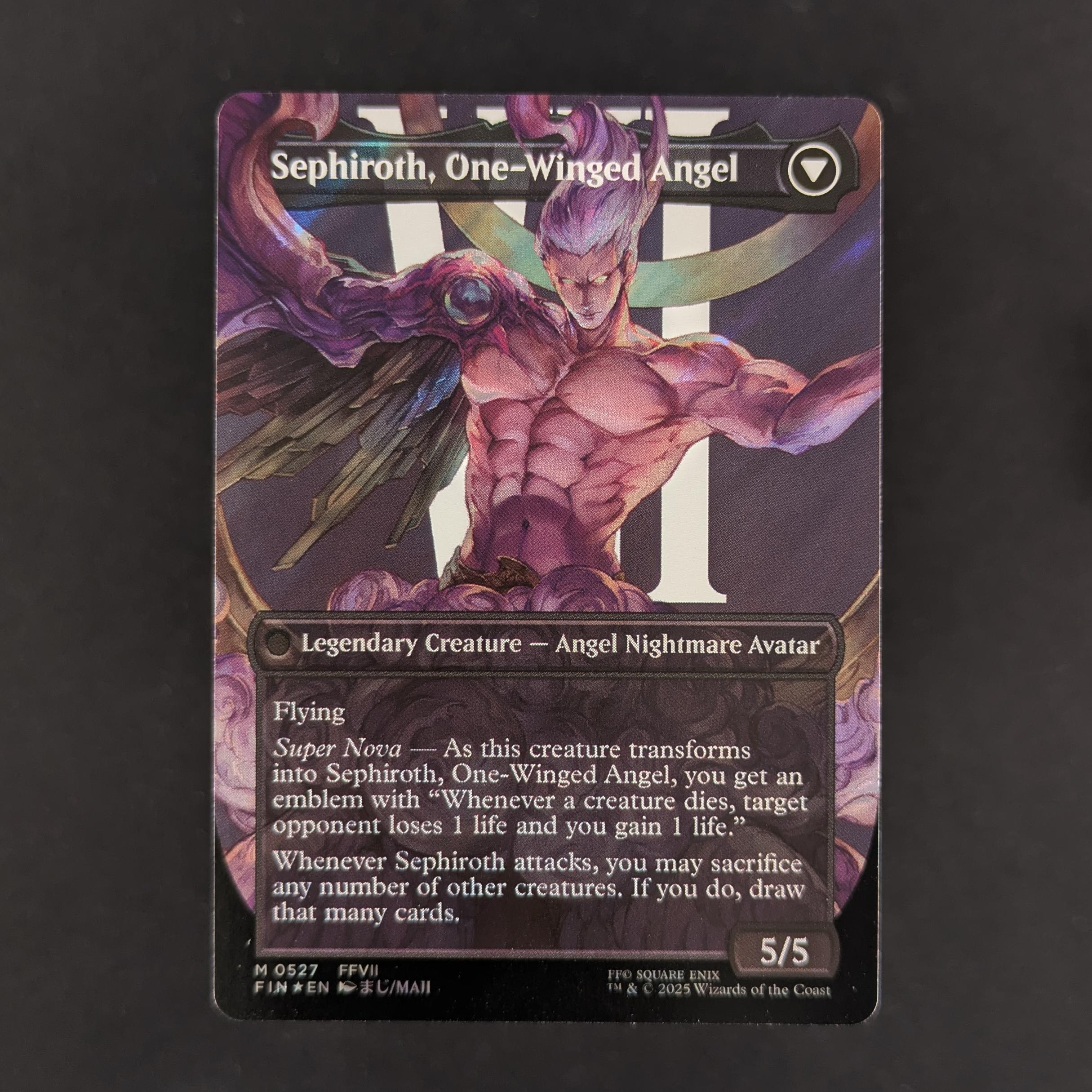 [FOIL] Sephiroth, Fabled SOLDIER (Surge Foil) - FINAL FANTASY: Extras - NM