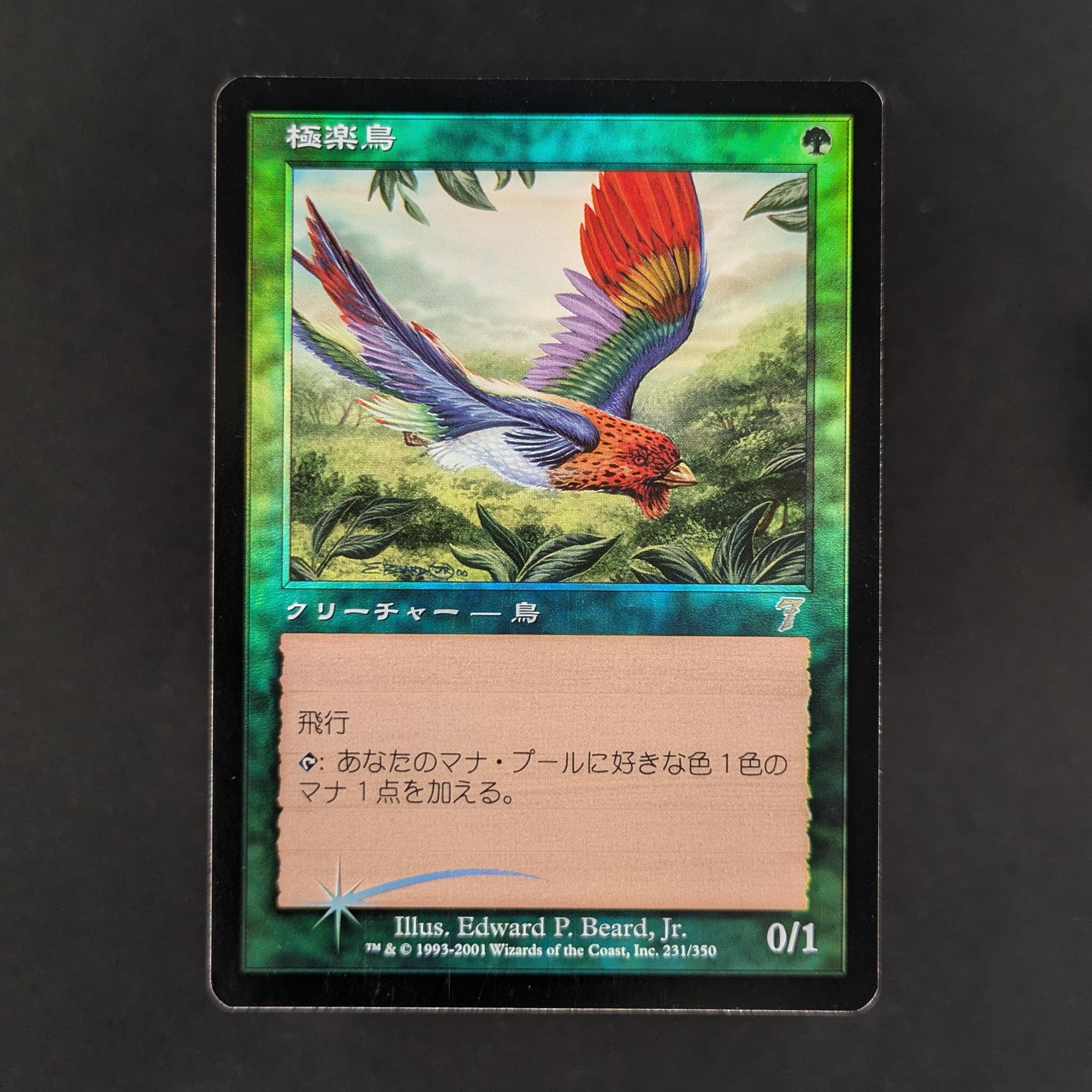 [FOIL] Birds of Paradise - Seventh Edition - NM