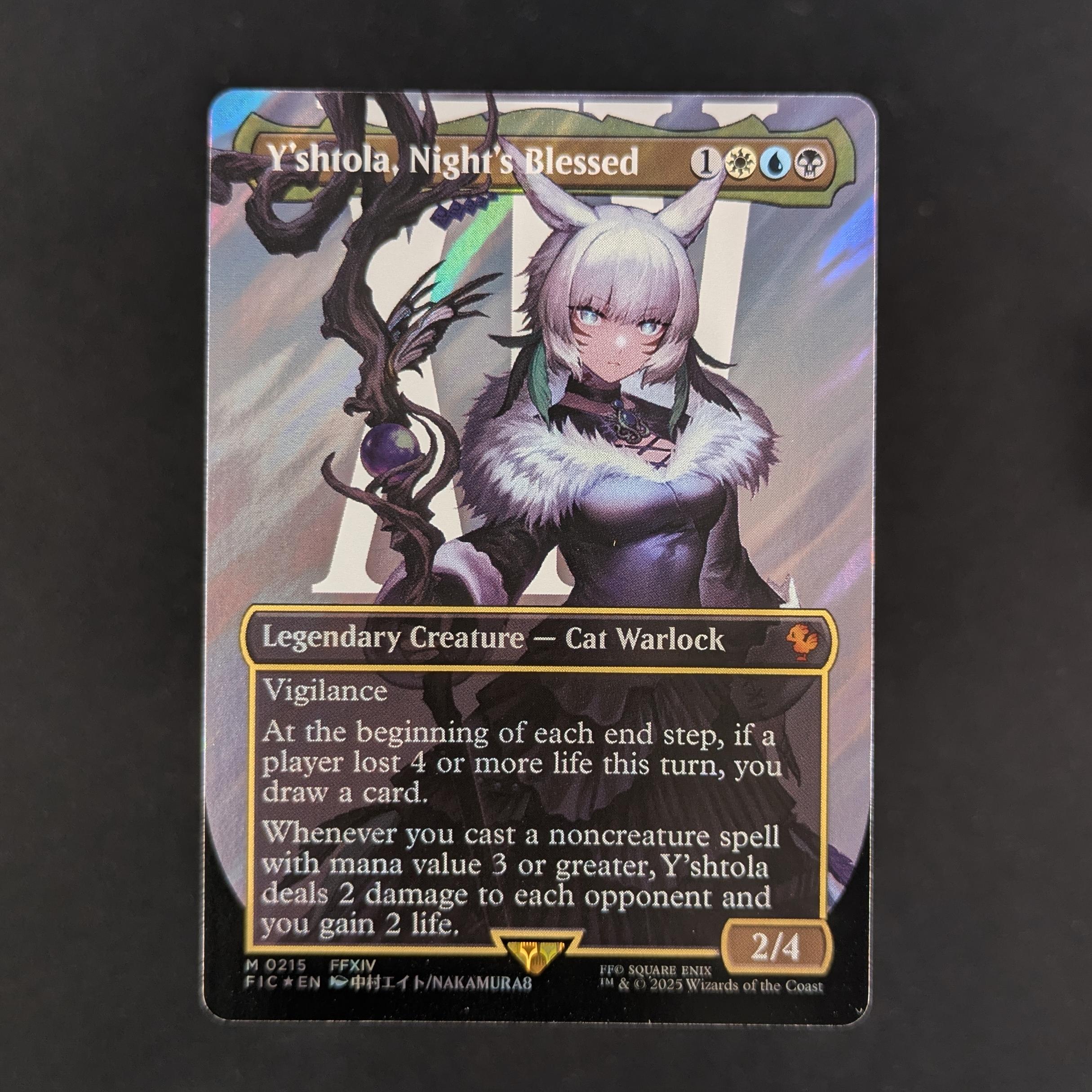 [FOIL] Y'shtola, Night's Blessed (Surge Foil) - Commander: FINAL FANTASY: Extras - NM