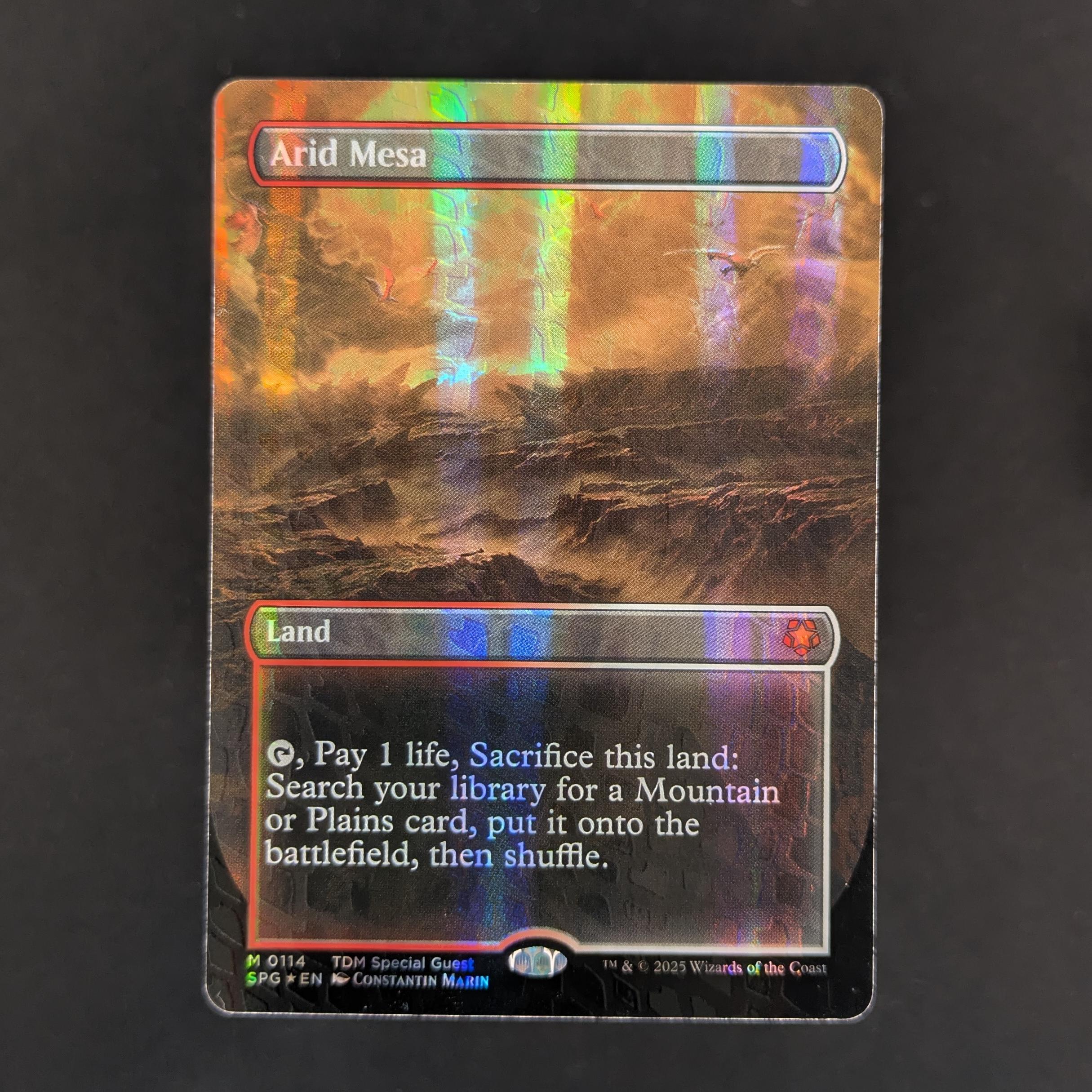 [FOIL] Arid Mesa (Dragonscale Foil) - Special Guests - NM