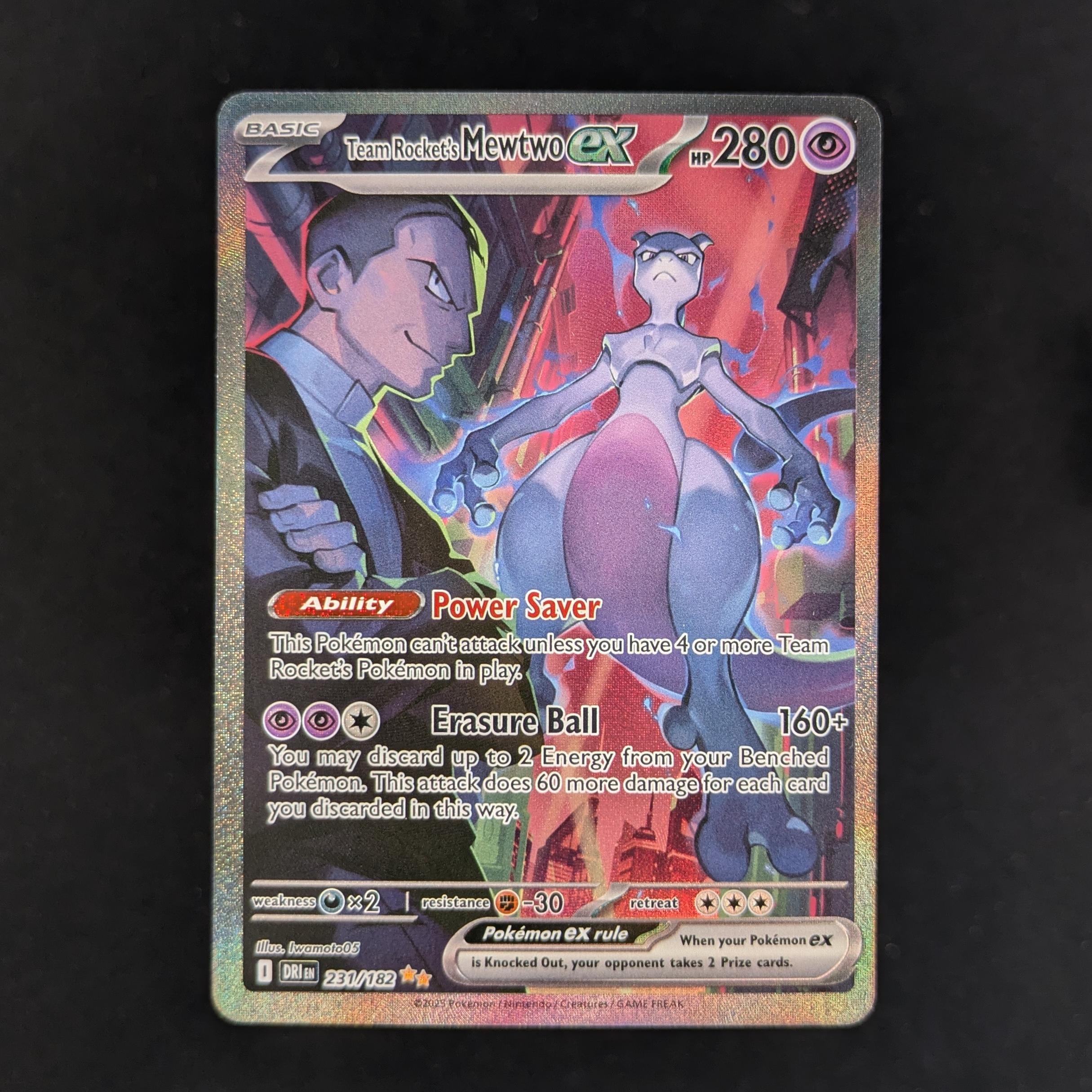 Team Rocket's Mewtwo ex (DRI 231) - Destined Rivals - NM