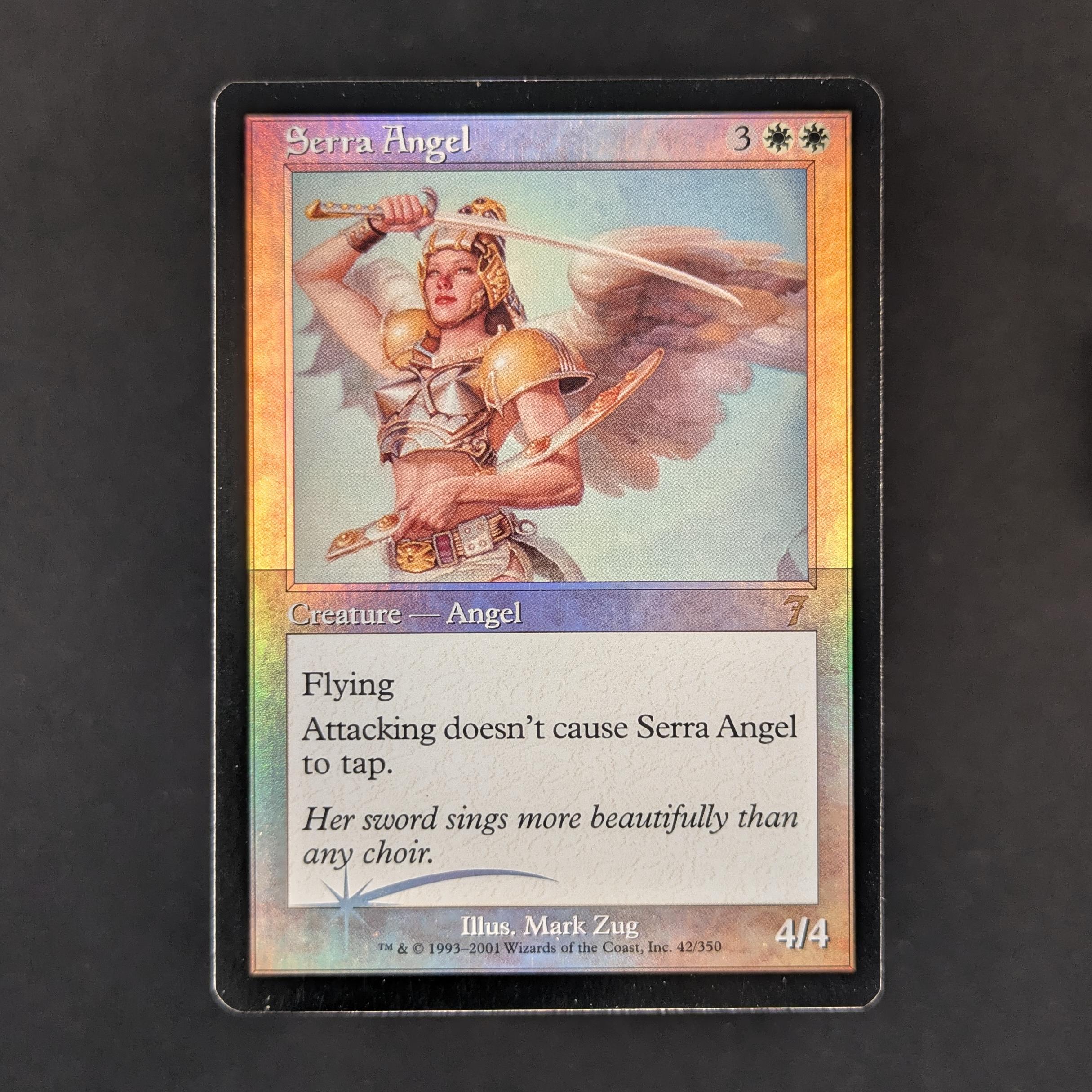 FOIL] Serra Angel - Seventh Edition - English - GD