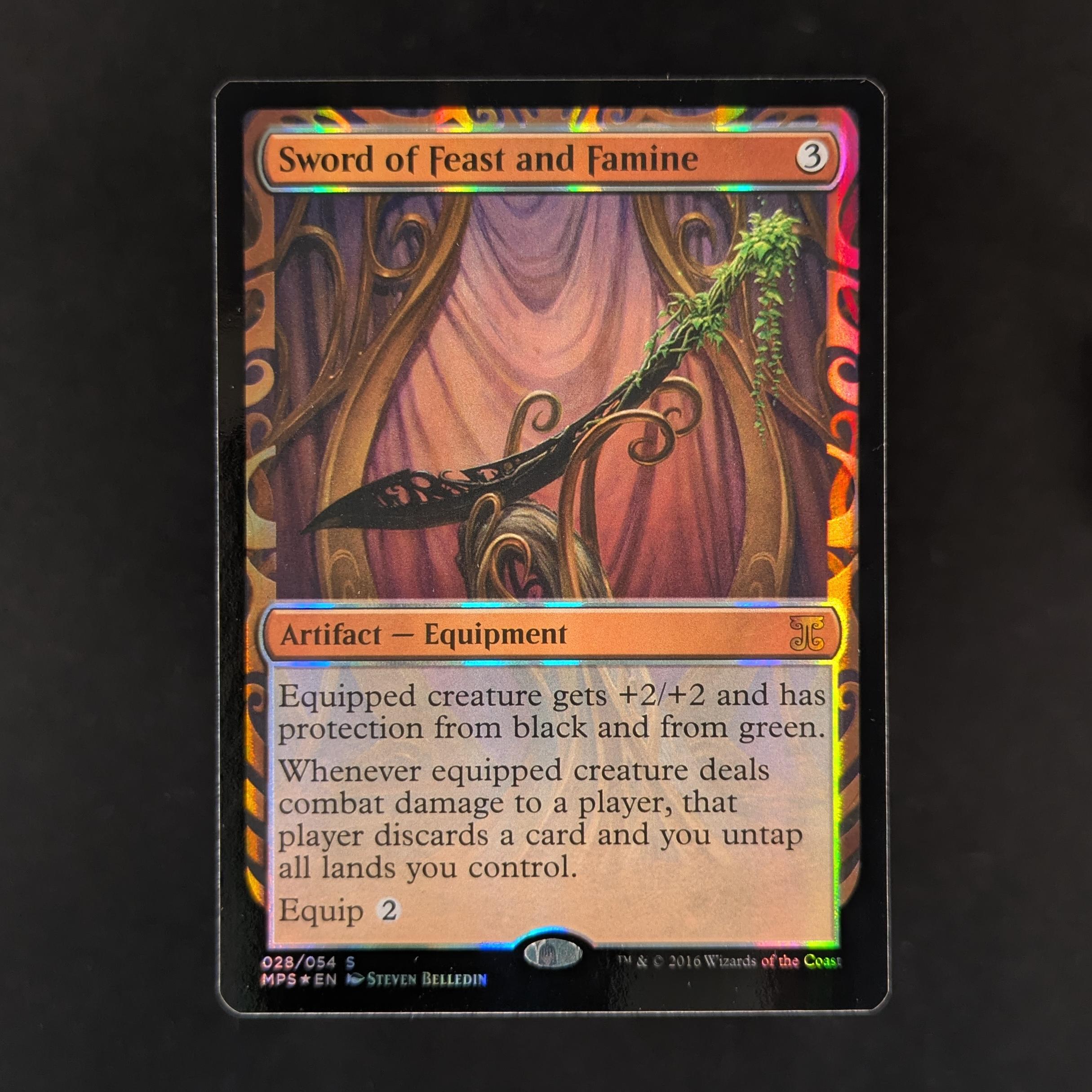 [FOIL] Sword of Feast and Famine - Kaladesh Inventions - English - NM