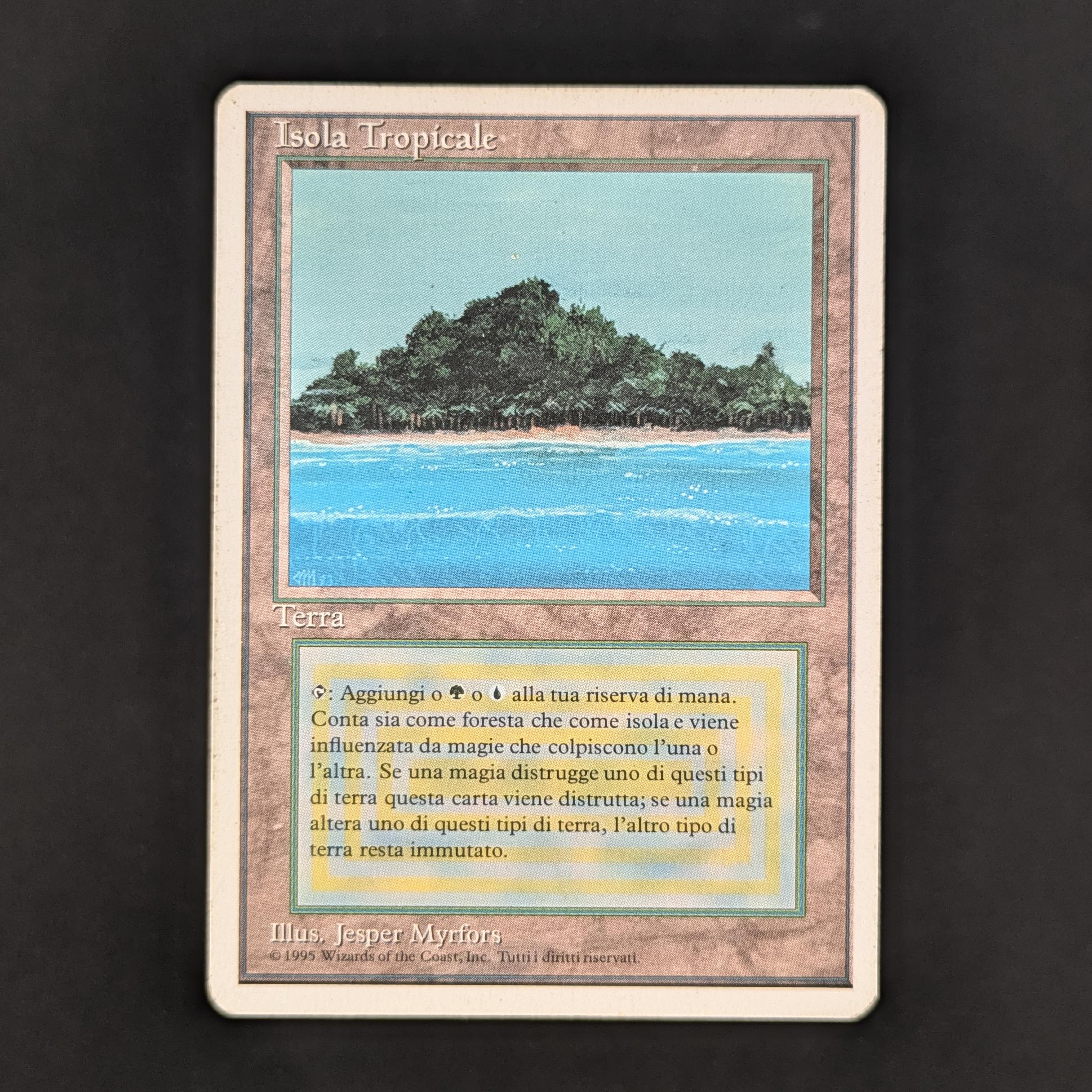 Tropical Island - Foreign White Bordered