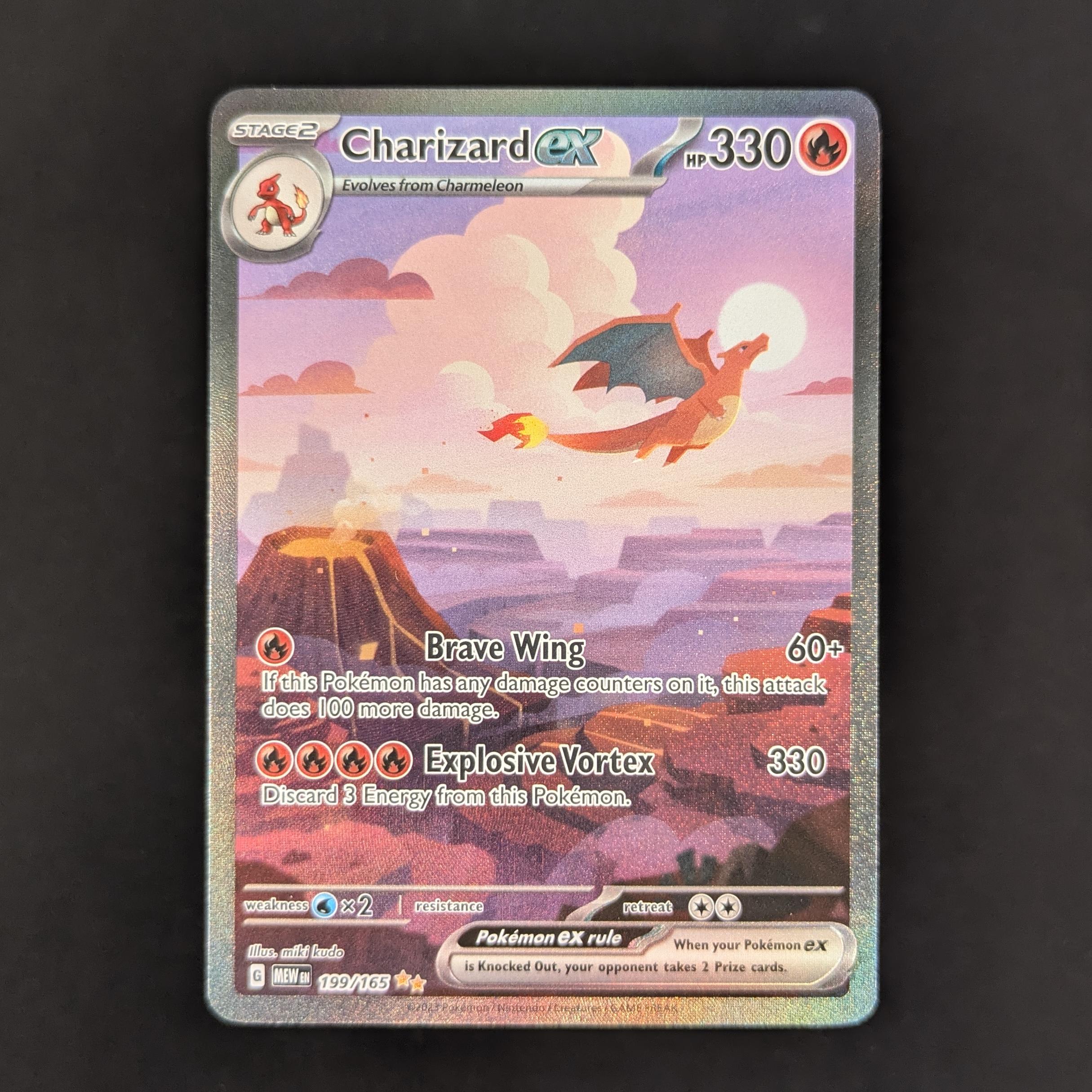 Charizard ex (MEW 199) - 151 - English - NM