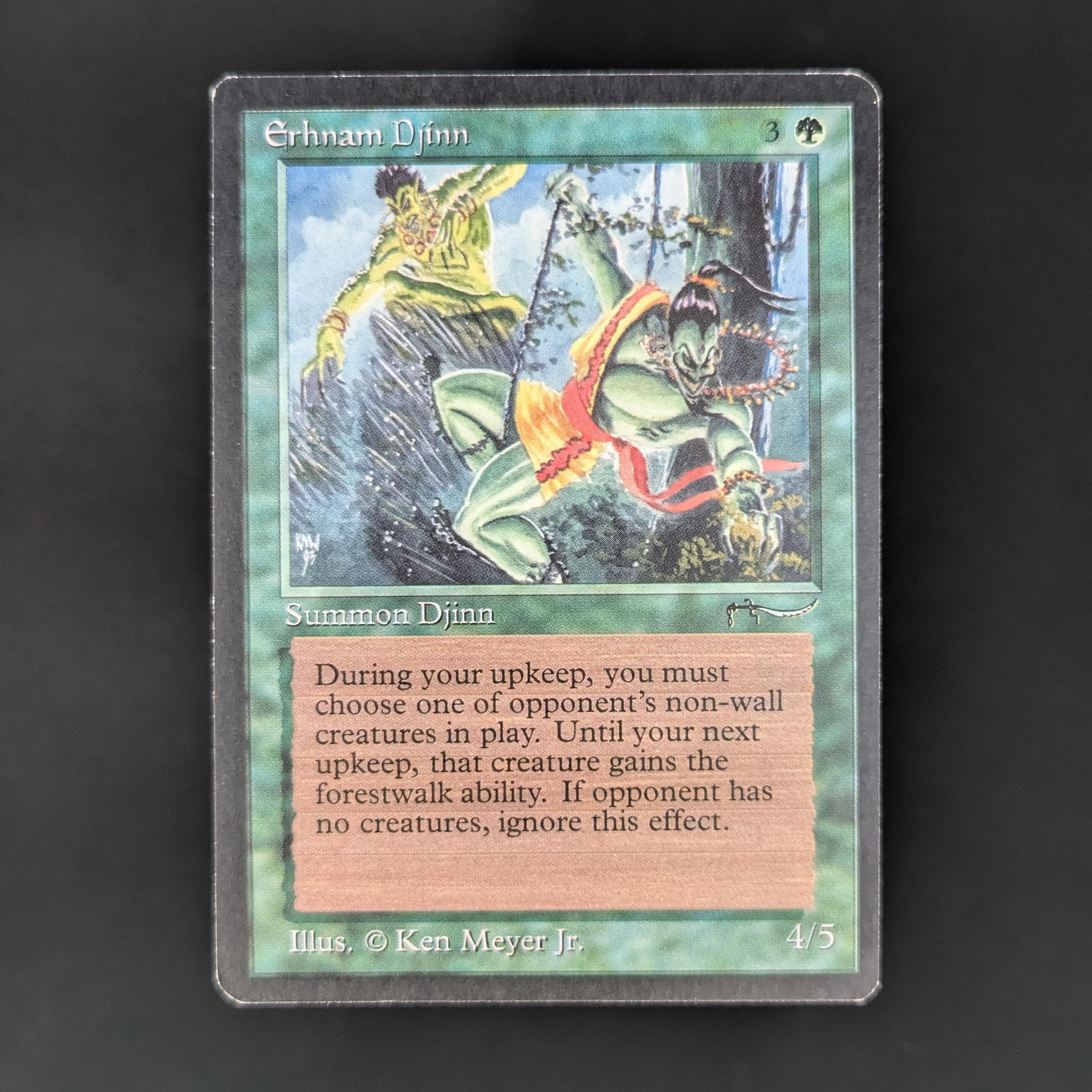 MTG Singles - Erhnam Djinn - Arabian Nights - EX - 33691