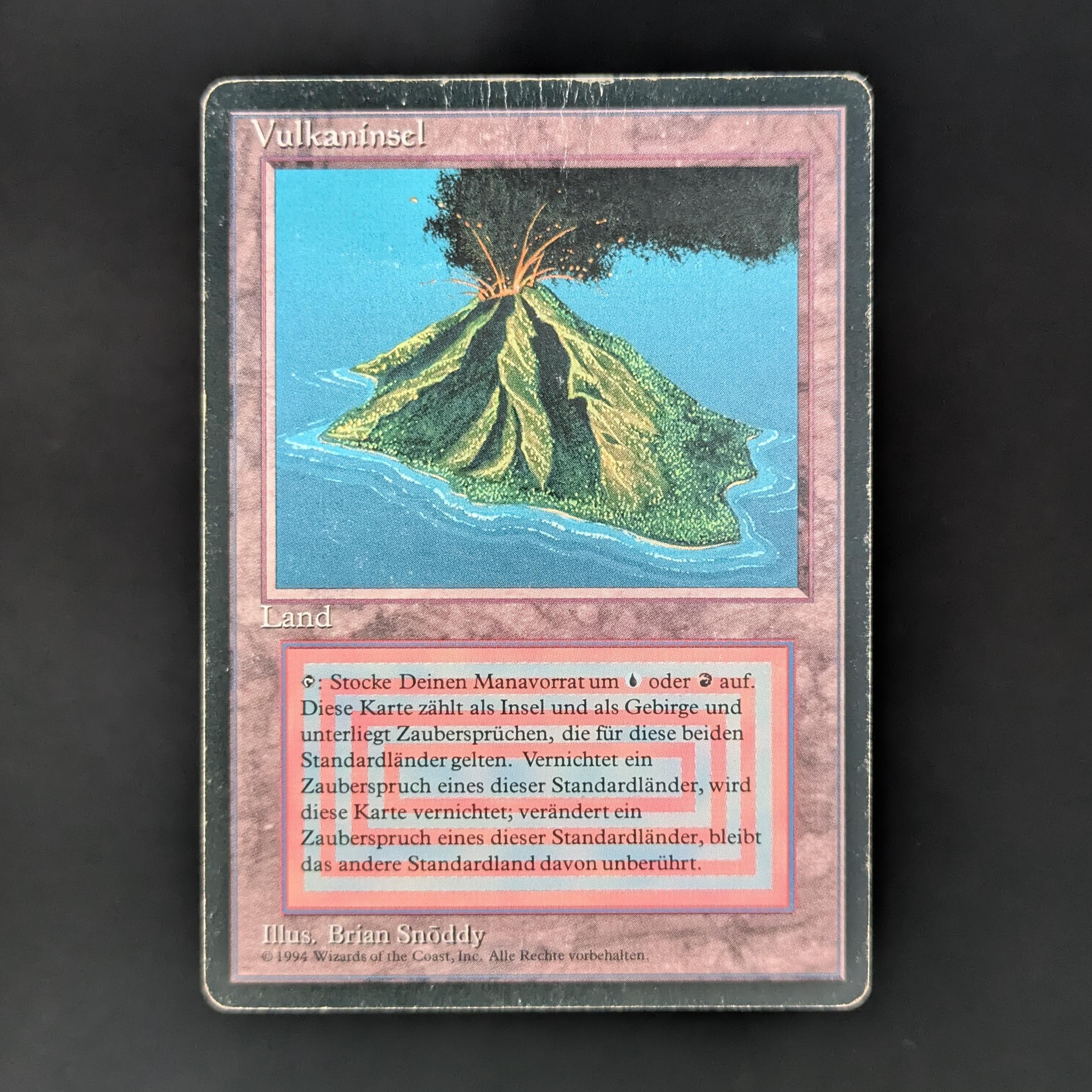 Volcanic Island - Foreign Black Bordered