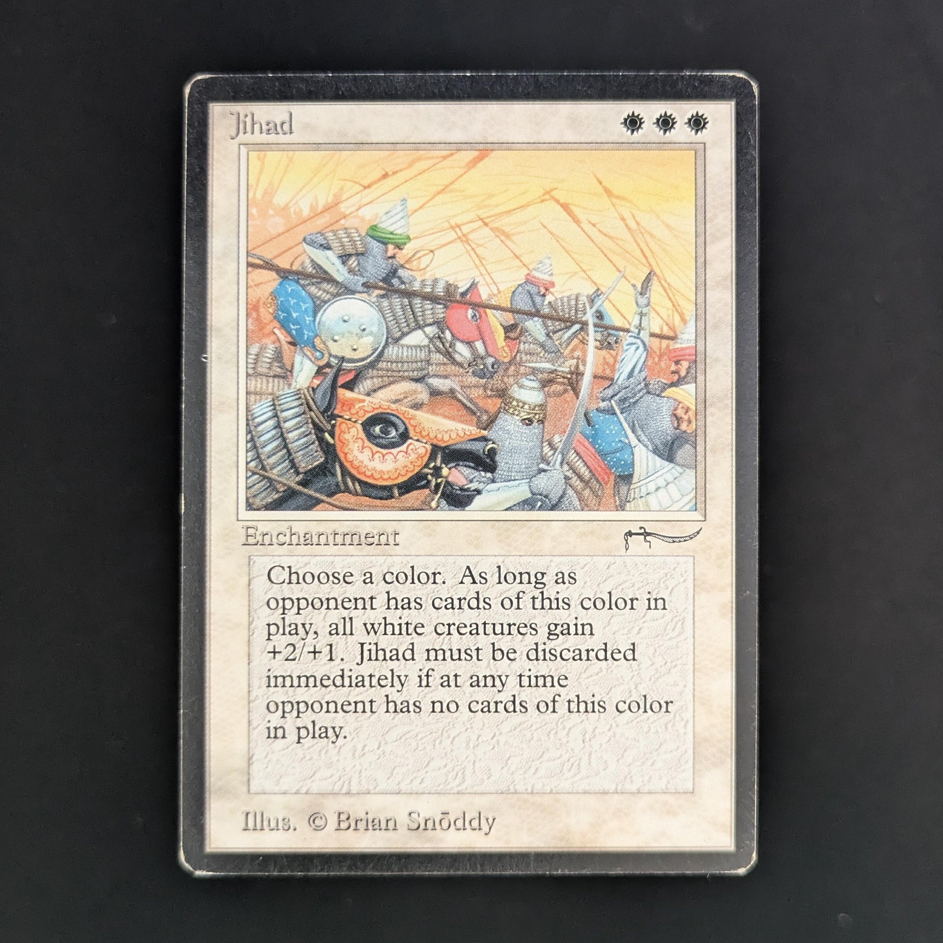 jihad mtg card Magic the Gathering Arabian Nights Jihad Single Card