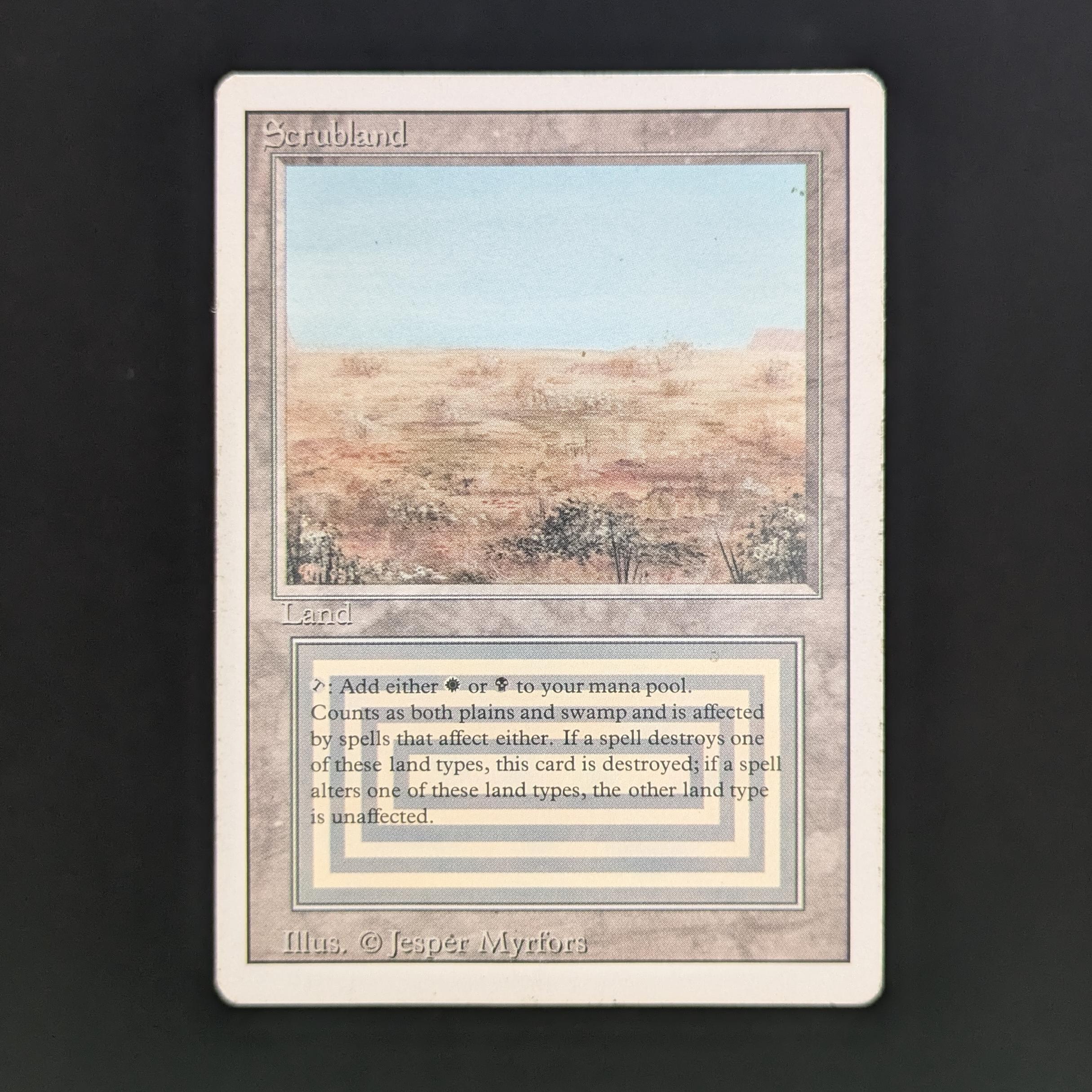 MTG Singles - Scrubland - Revised - PL - 33868