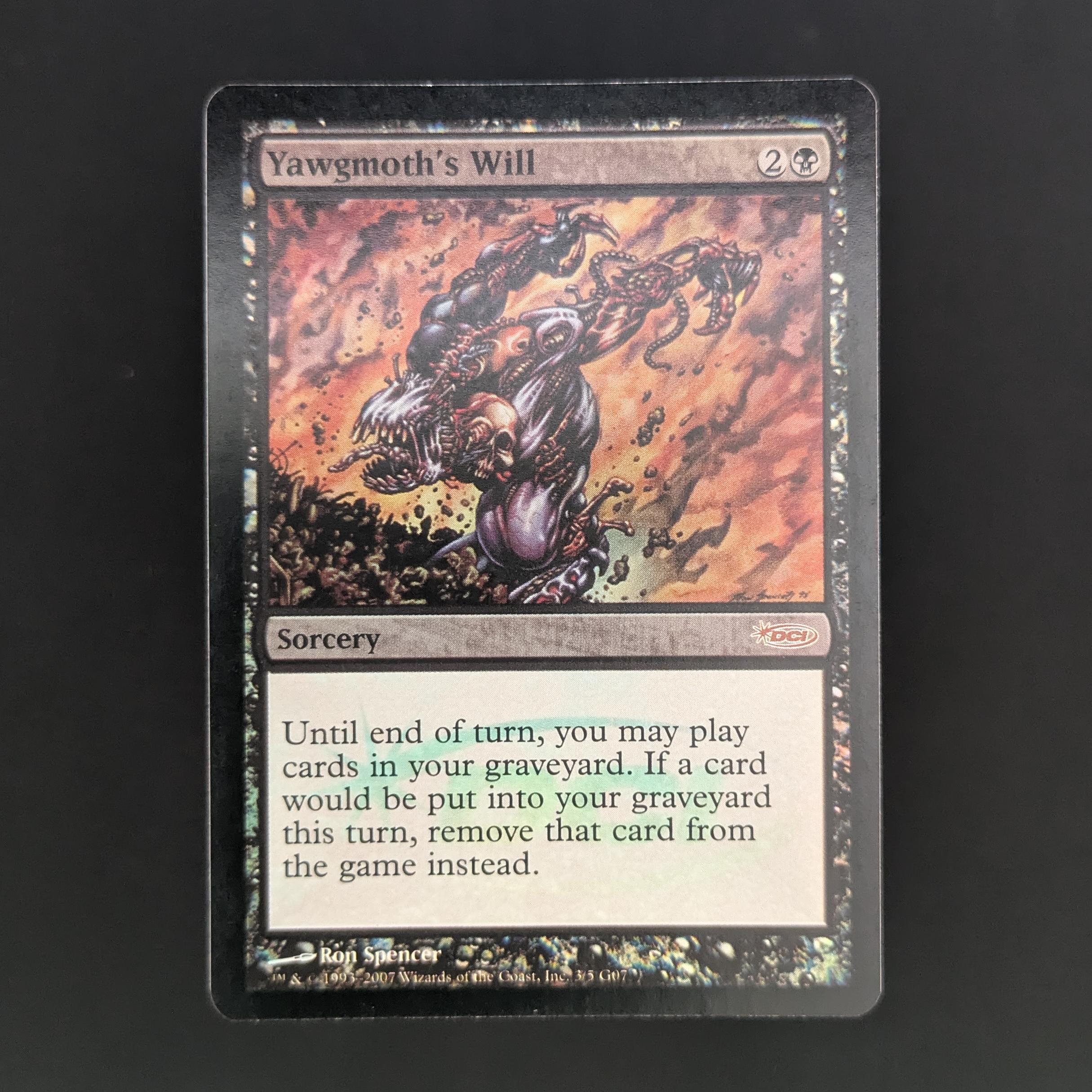 [FOIL] Yawgmoth's Will - Judge Rewards Promos - English - EX