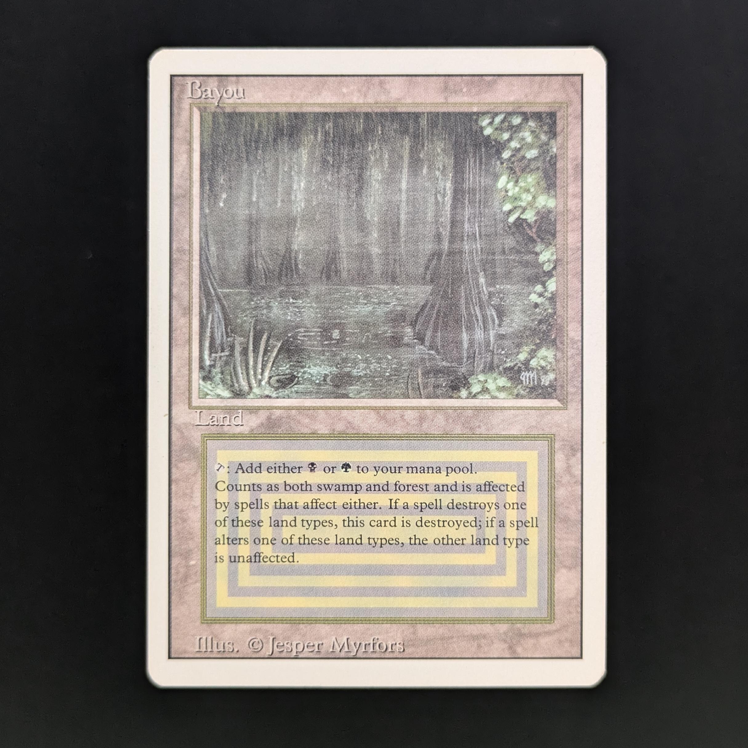 MTG Singles - Bayou - Revised - EX - 34063