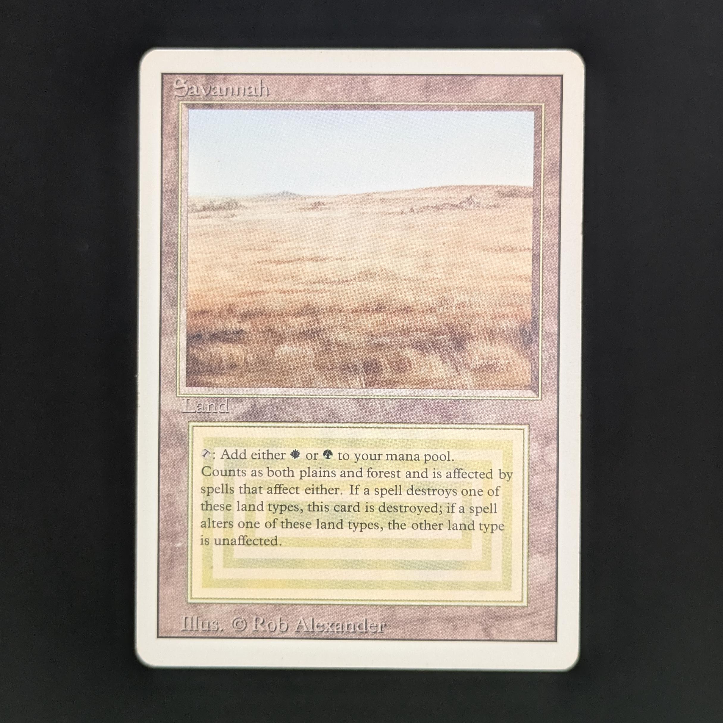MTG Singles - Savannah - Revised - LP - PRESSURE MARK - 34079