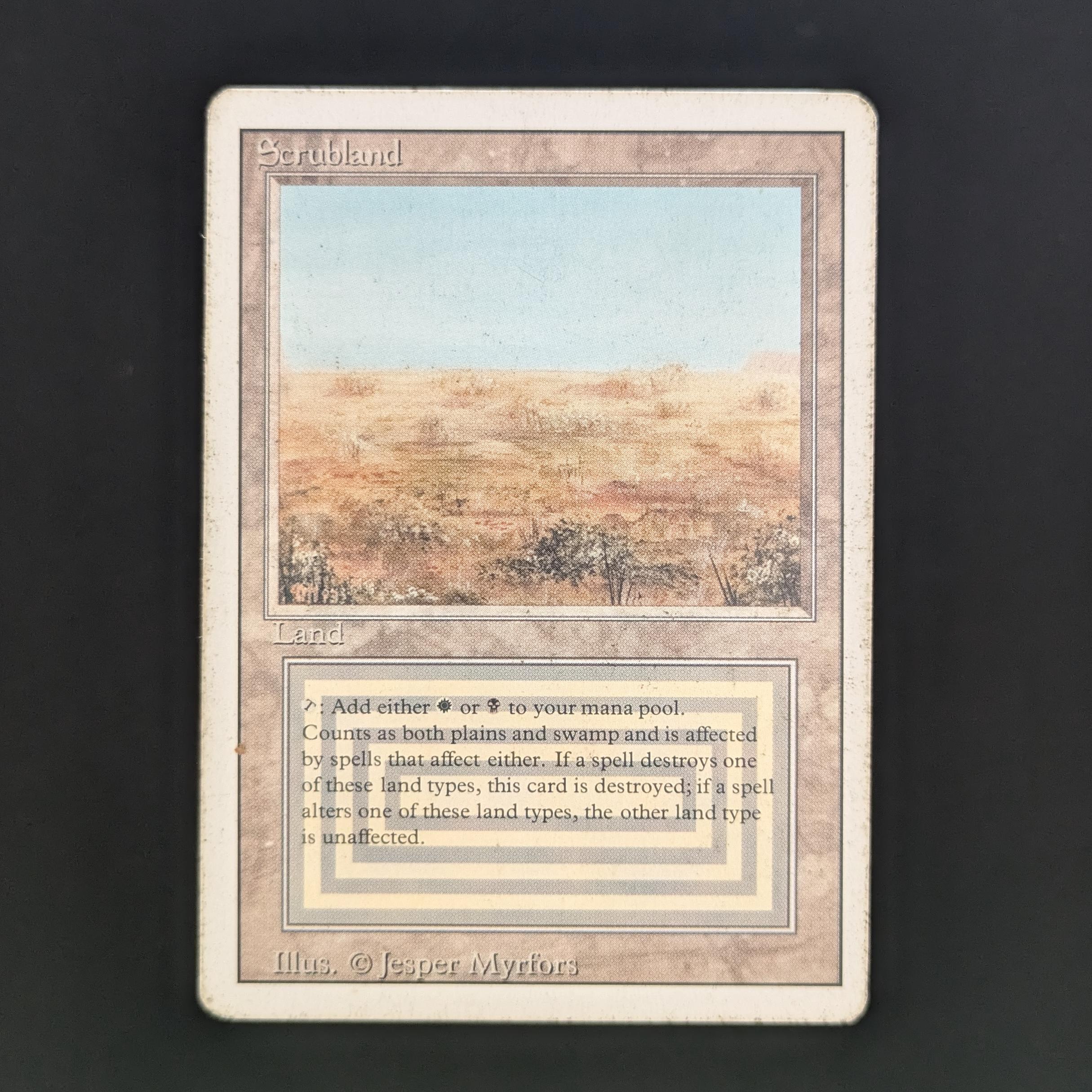 MTG Singles - Scrubland - Revised - PL - 34087
