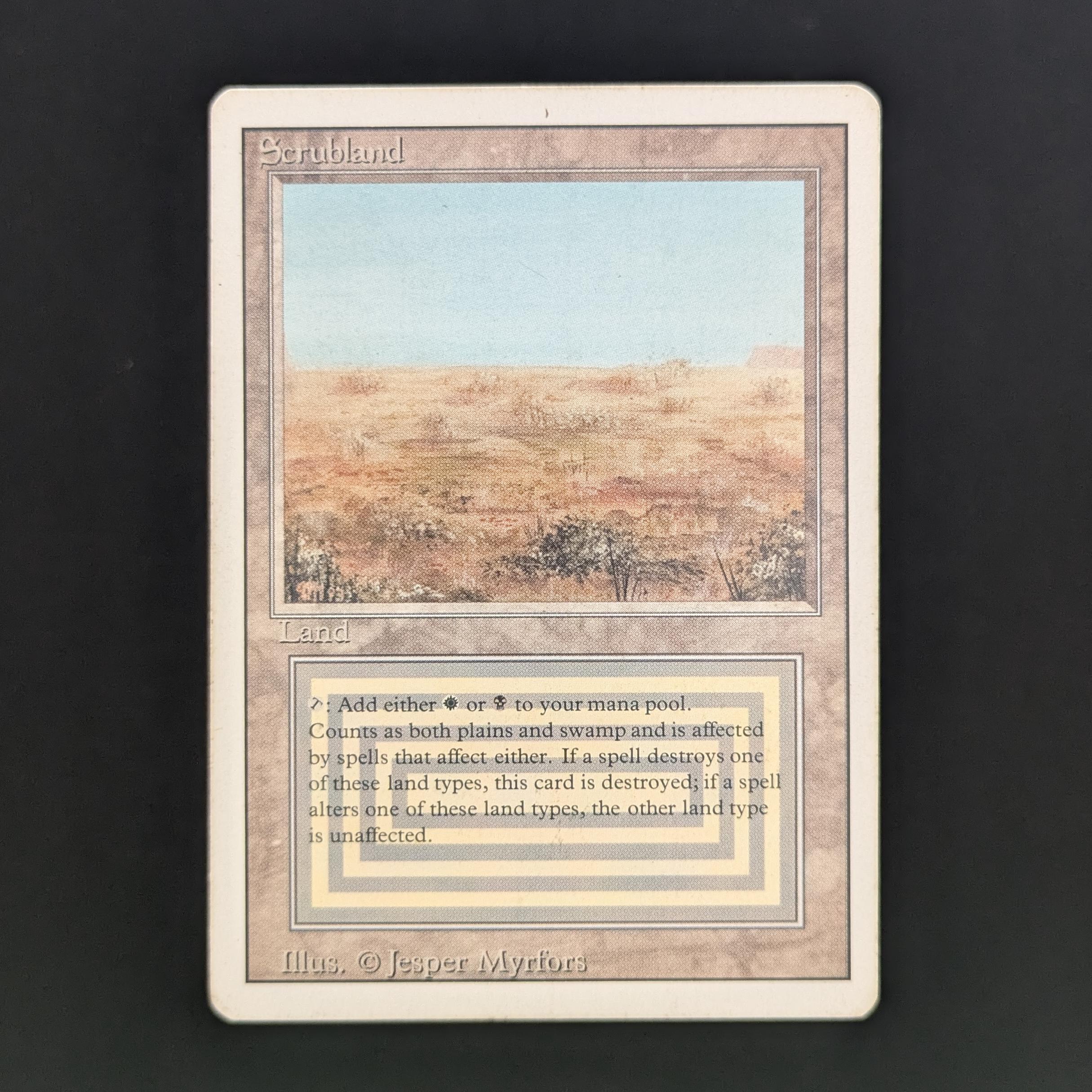 MTG Singles - Scrubland - Revised - PL - 34090