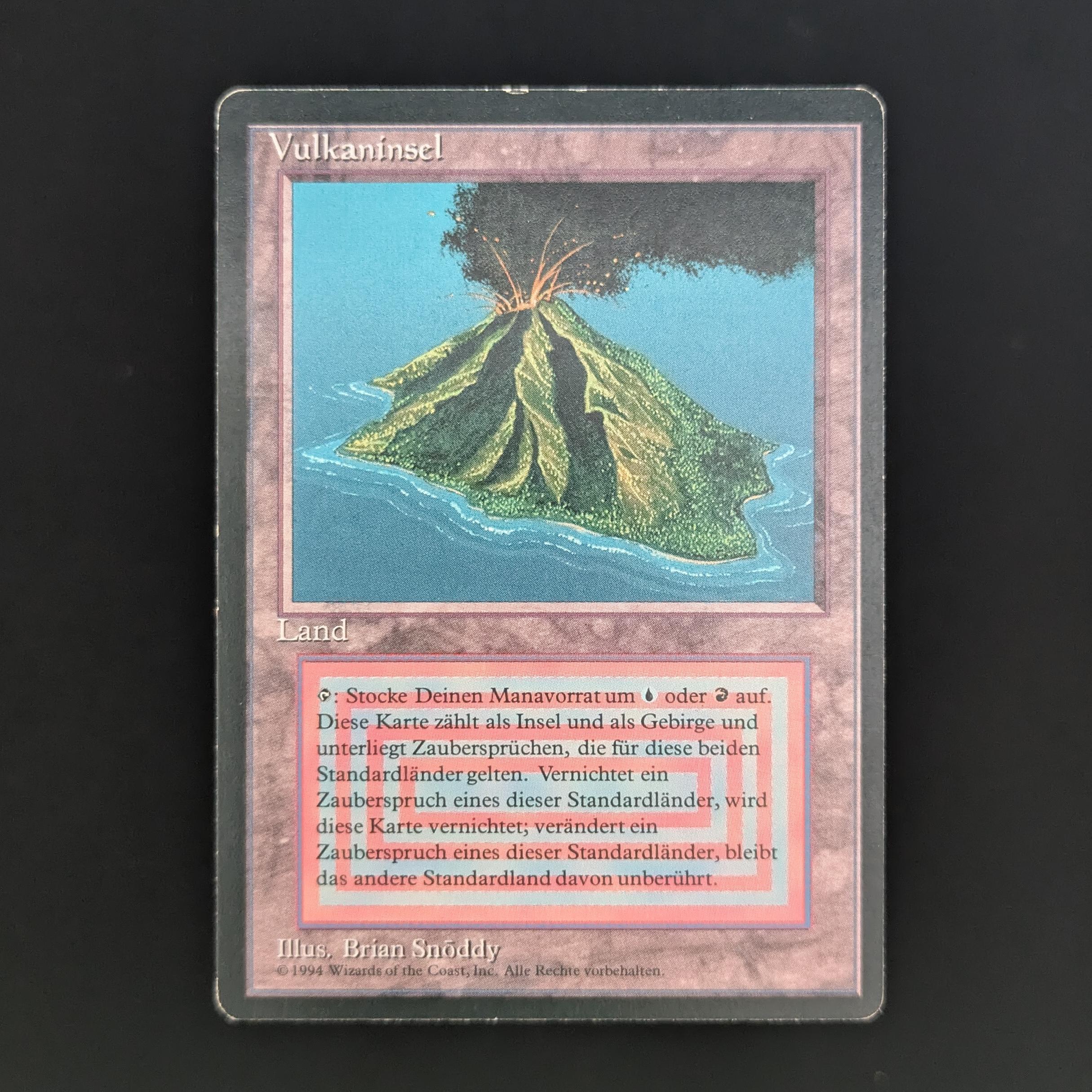 Volcanic Island - Foreign Black Bordered