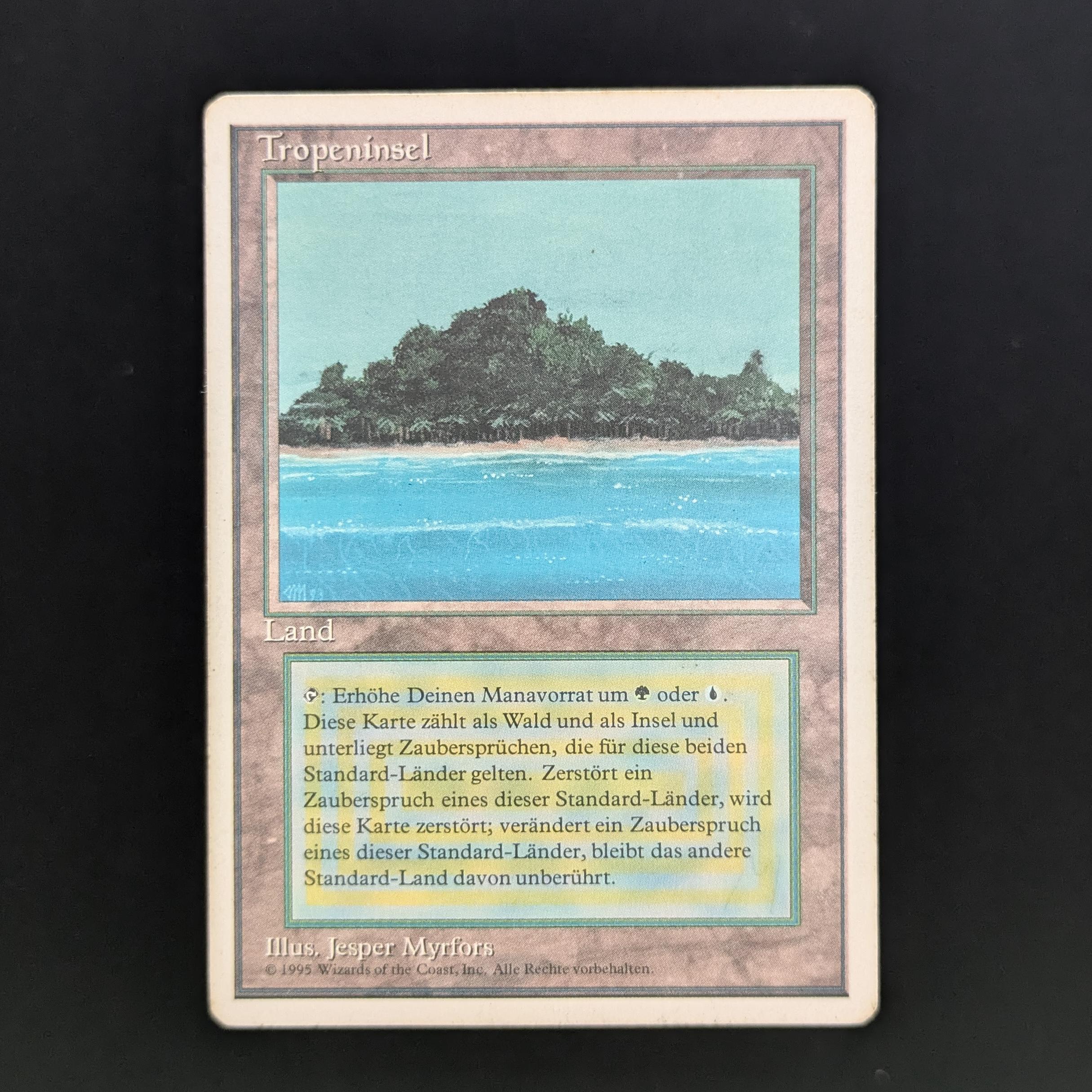 Tropical Island - Foreign White Bordered