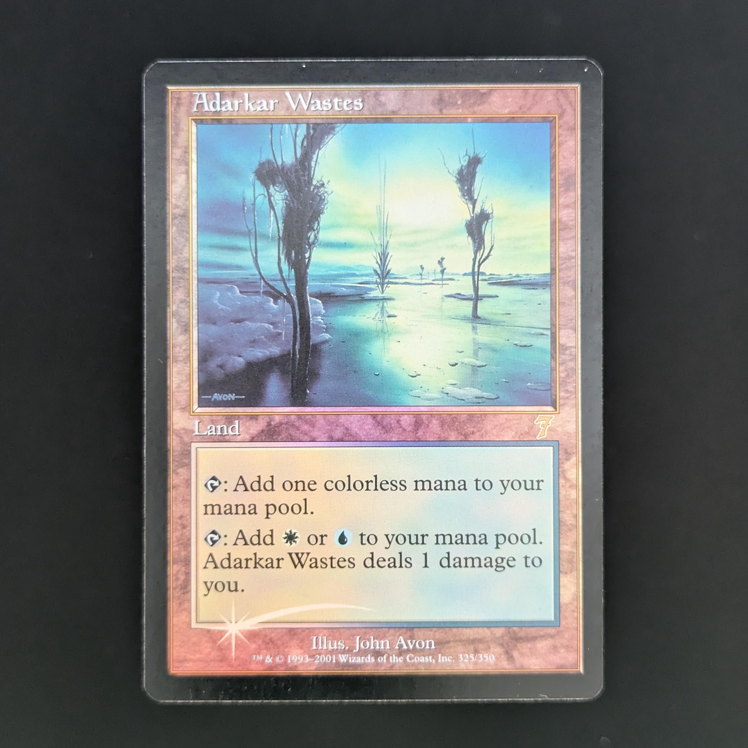 FOIL] Adarkar Wastes - Seventh Edition - English - GD