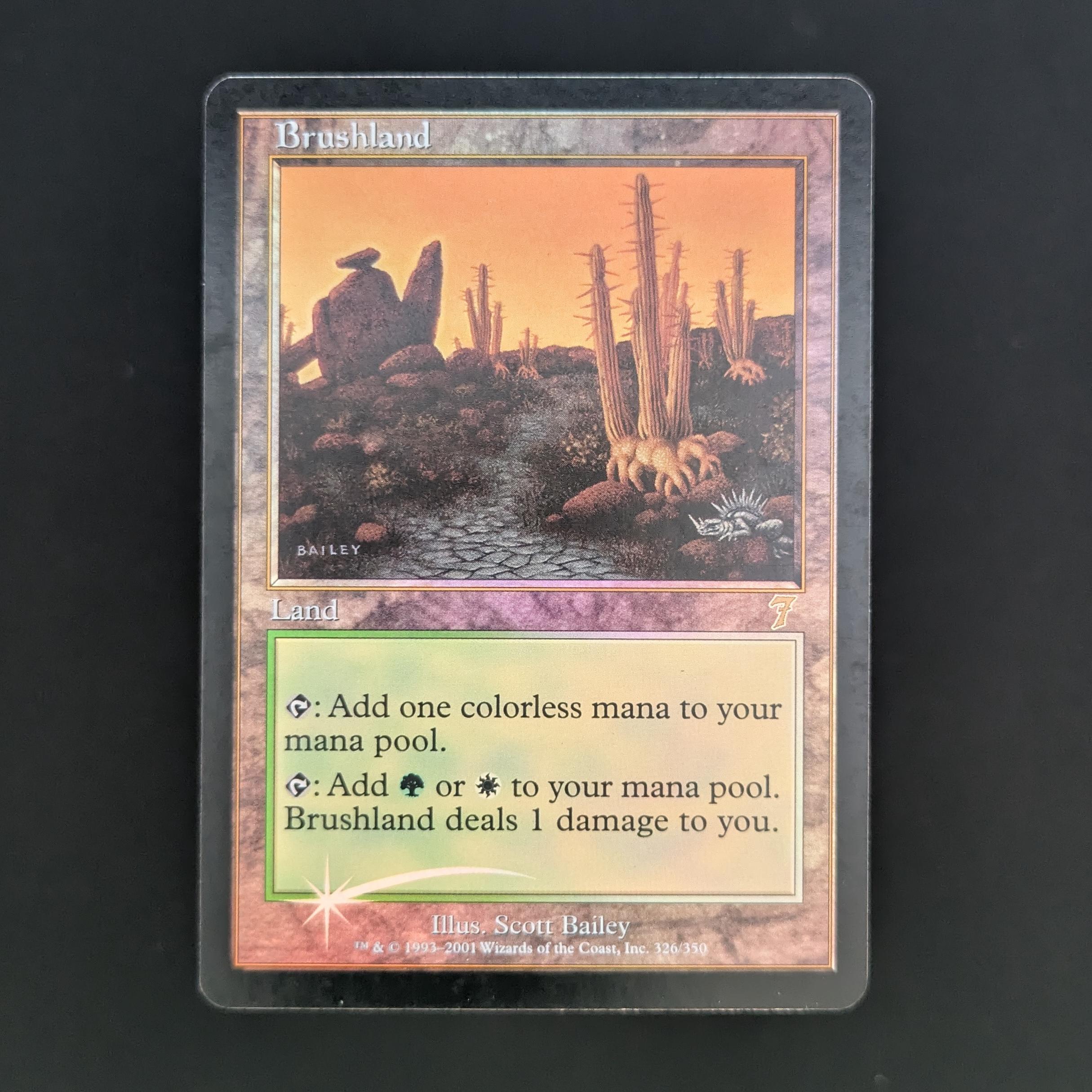 FOIL] Brushland - Seventh Edition - English - GD