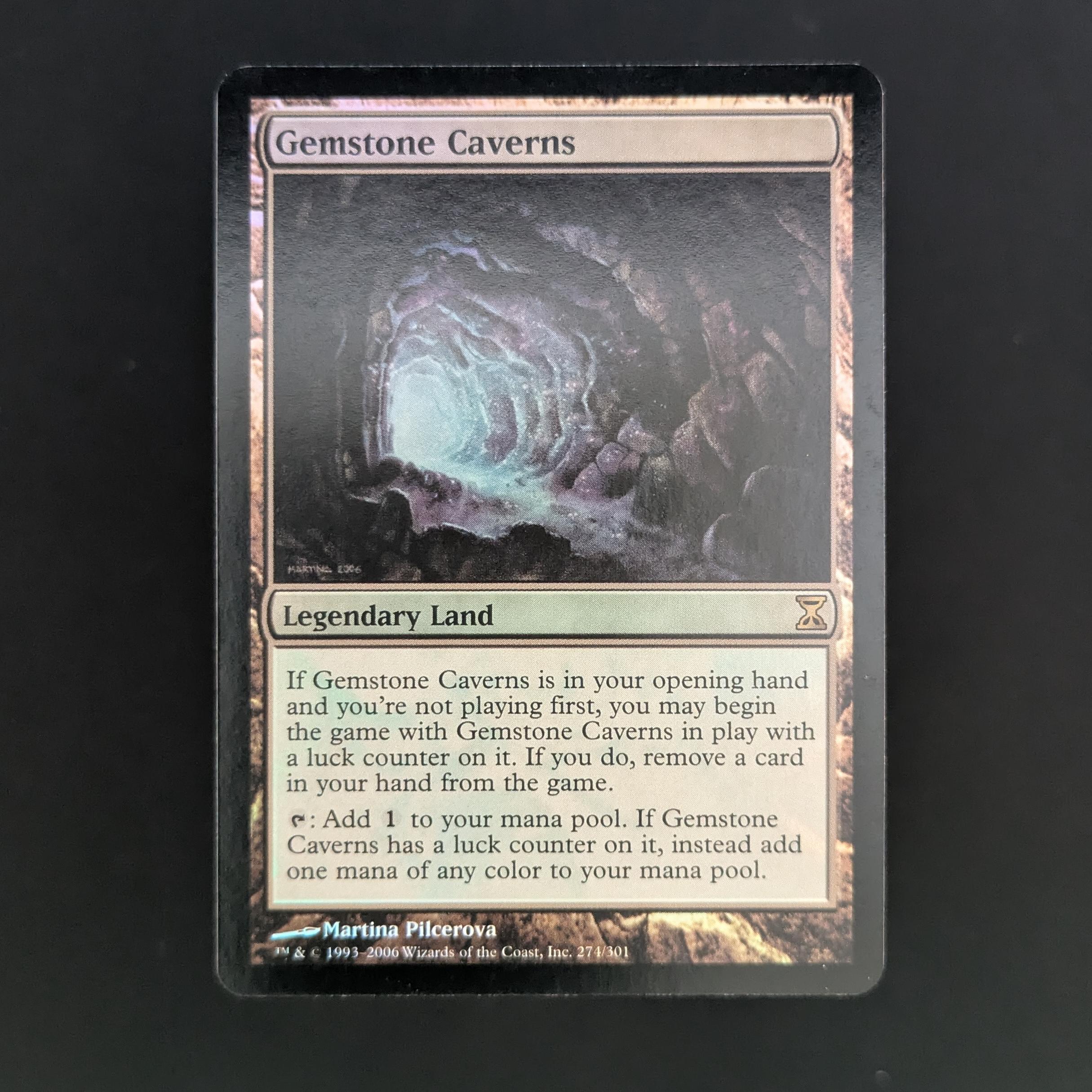 FOIL] Gemstone Caverns - Time Spiral - English - EX