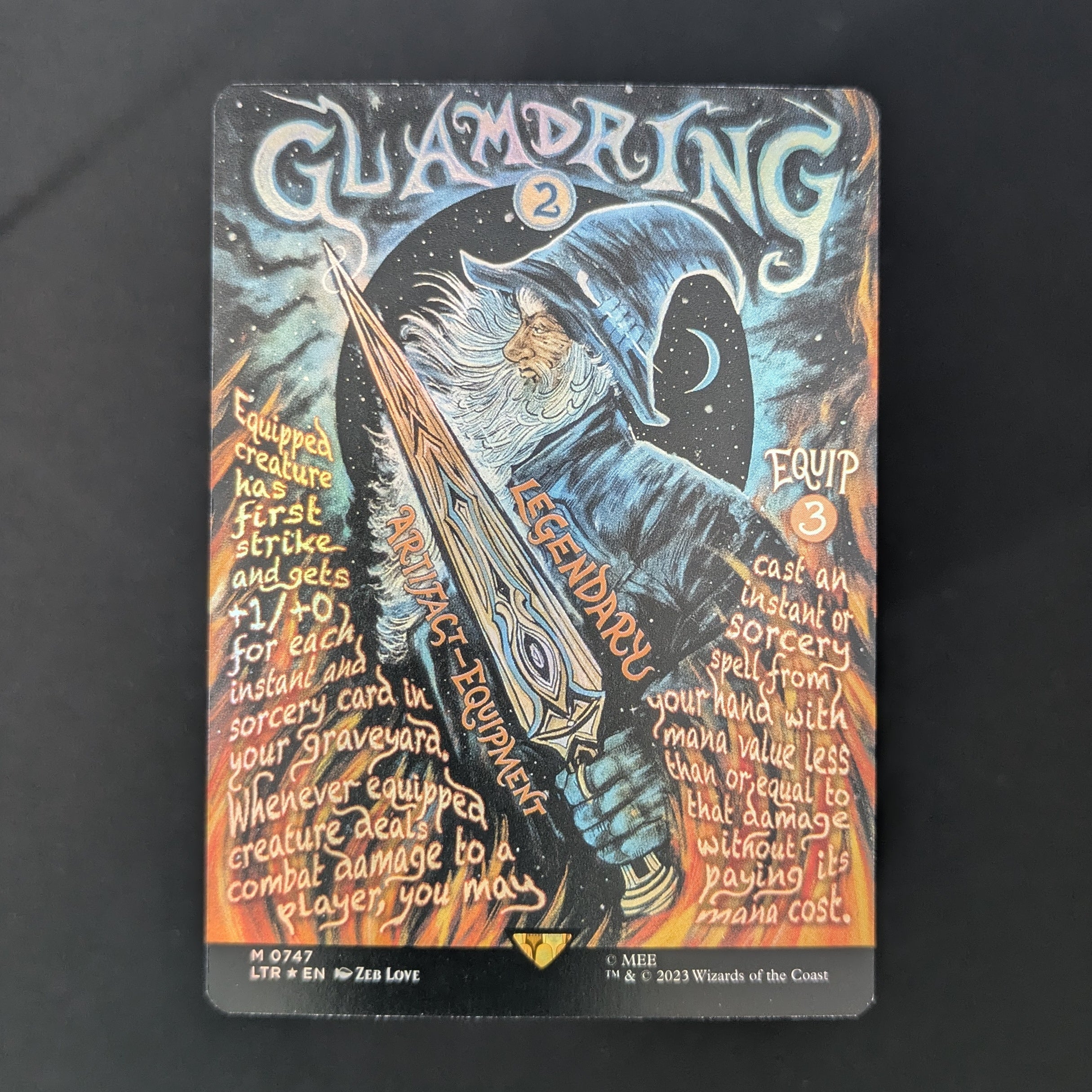 [FOIL] Glamdring (V.3) - The Lord of the Rings: Tales of Middle-earth Holiday Release - NM