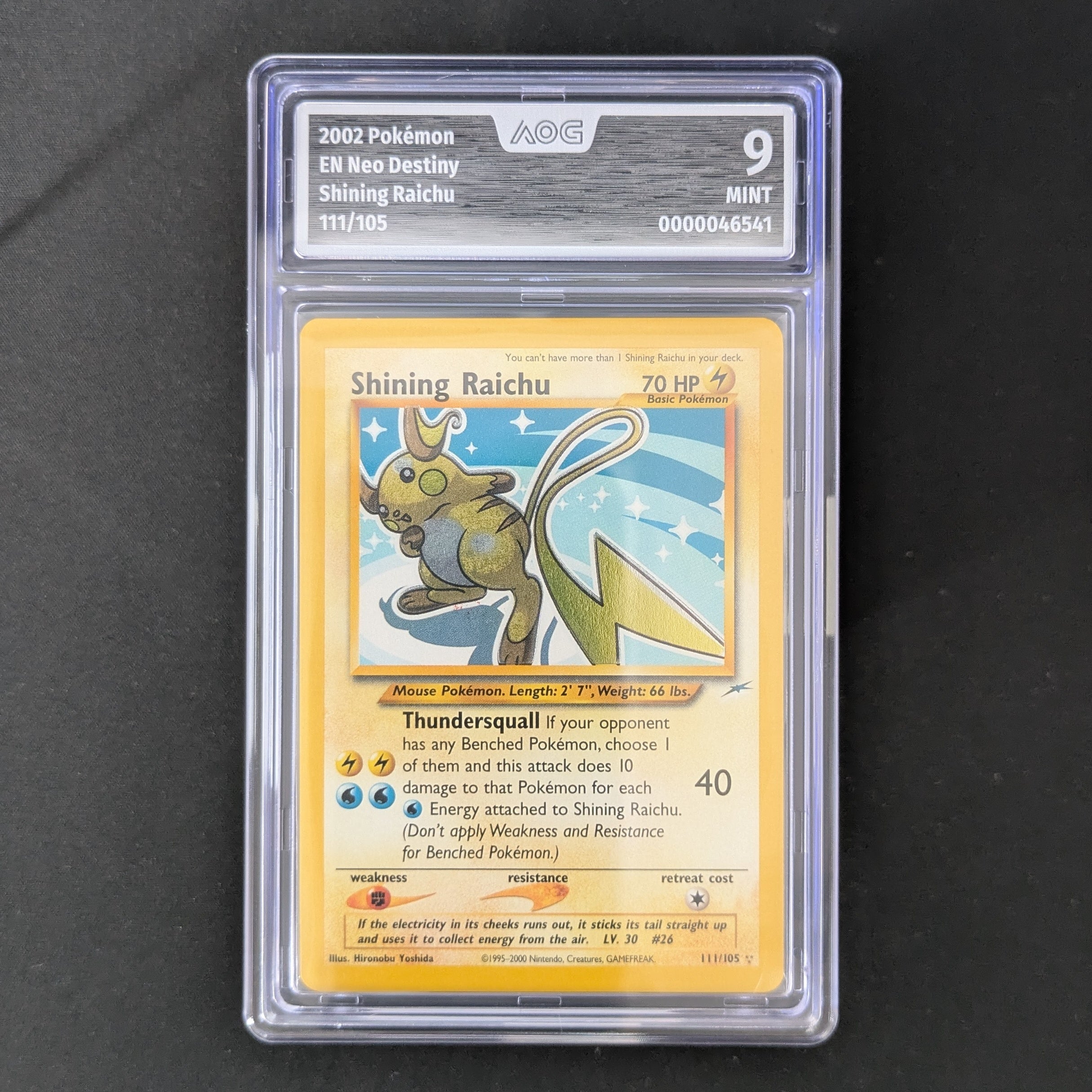 Shining Raichu (NDE 111) - Neo Destiny - English - AOG 9