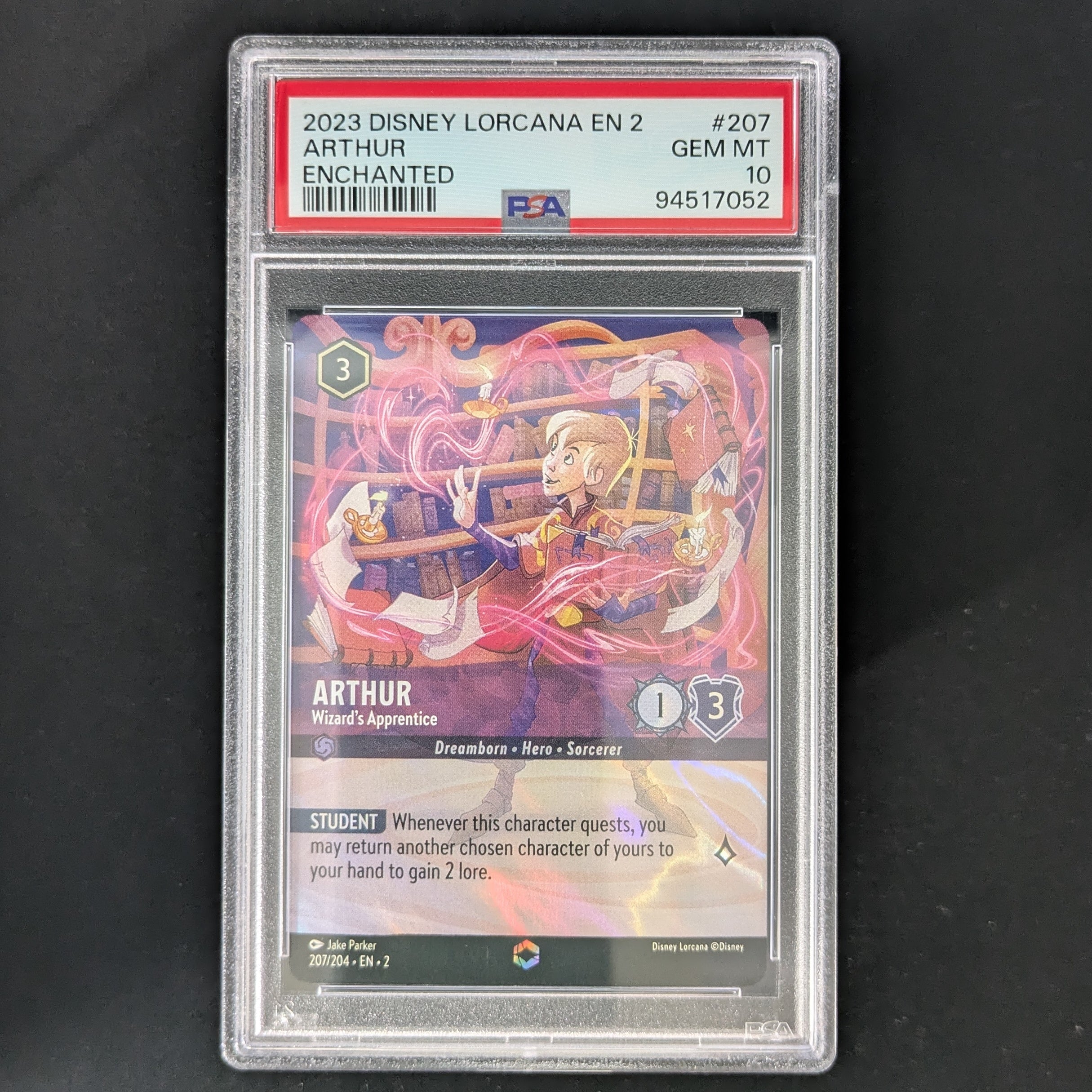 Arthur - Wizard's Apprentice (V.2) - Rise of the Floodborn - English - PSA 10