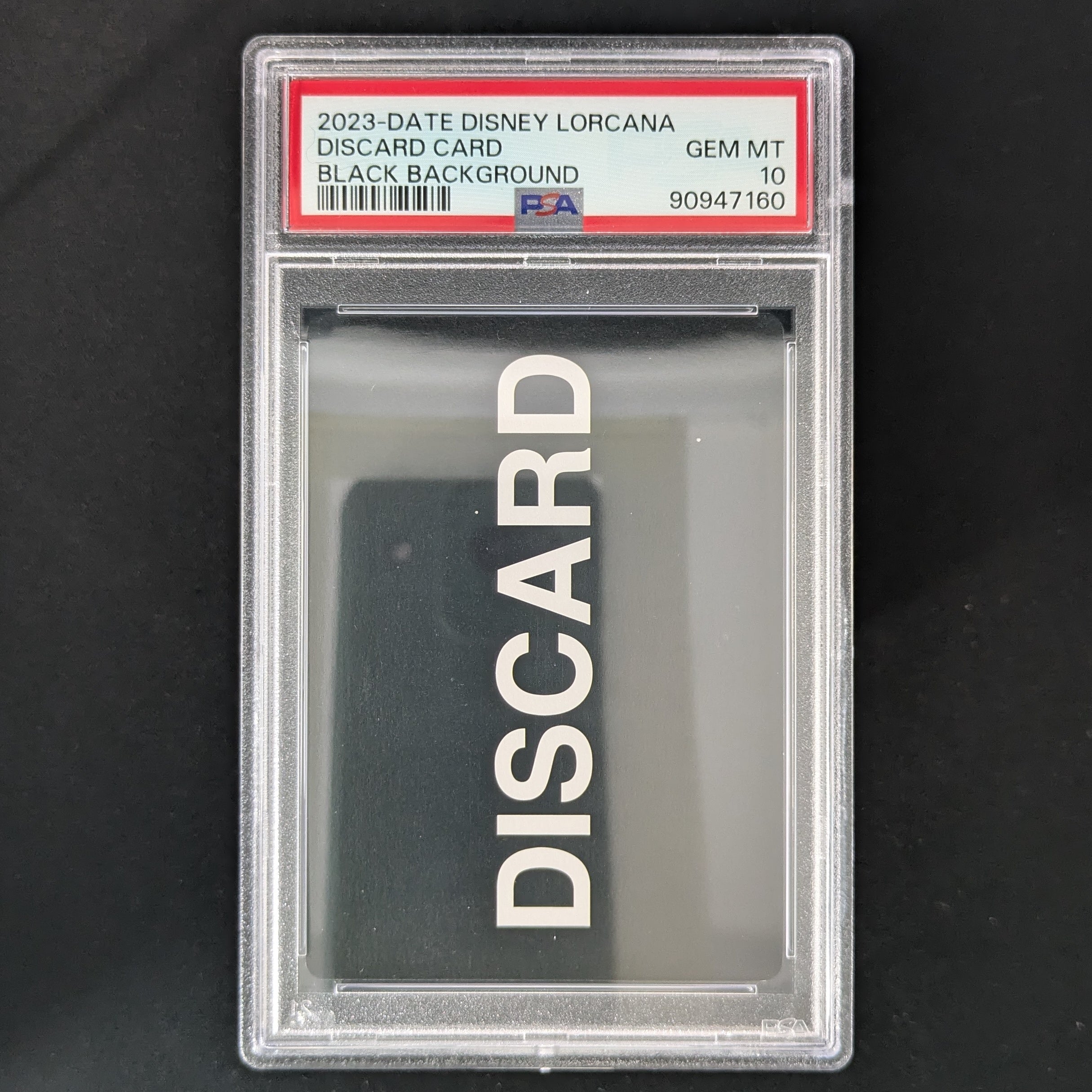 "Discard" Card - Lorcana Products - English - PSA 10