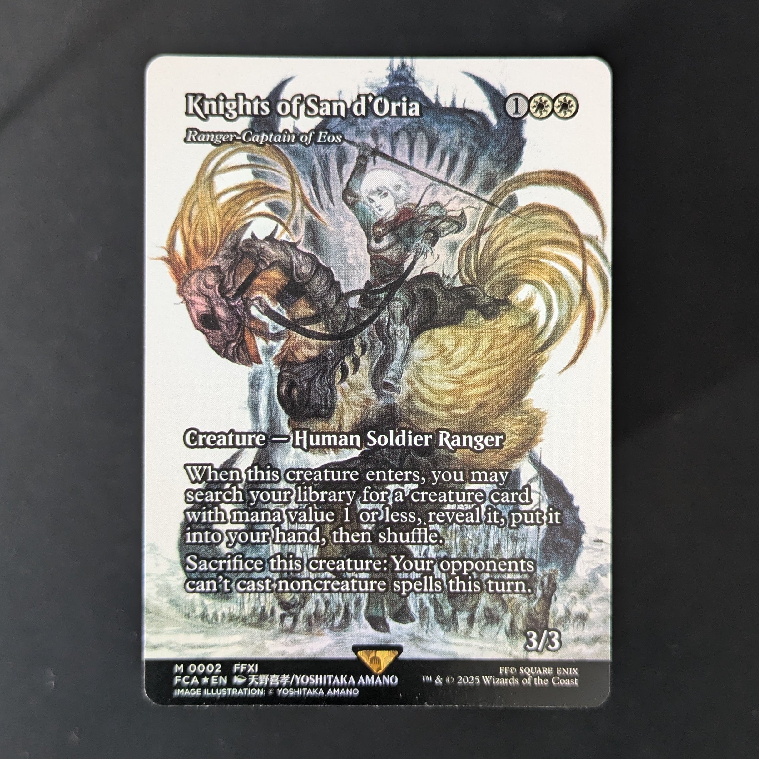 [FOIL] Knights of San d'Oria - Ranger-Captain of Eos (Showcase) - FINAL FANTASY Through the Ages - English - NM