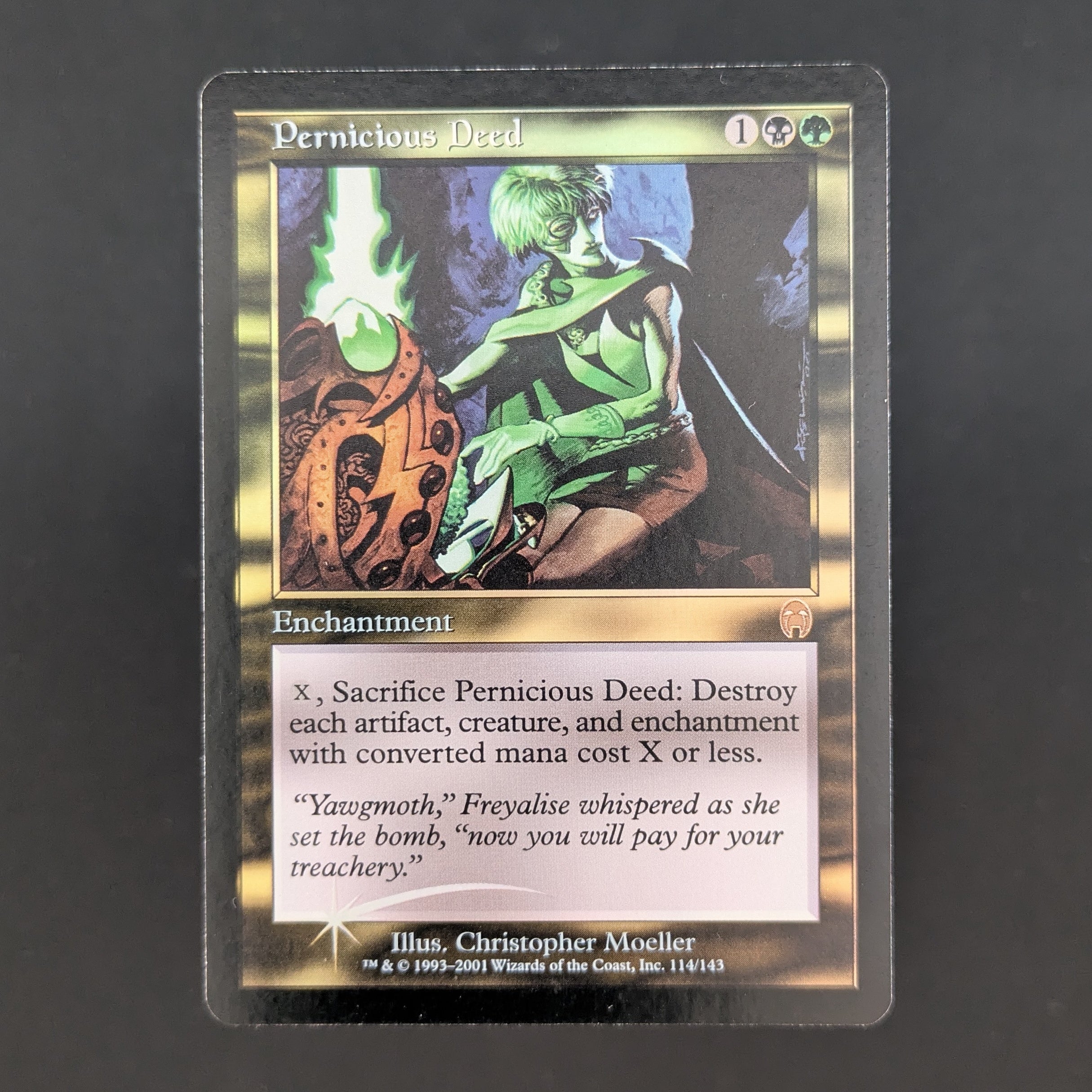 [FOIL] Pernicious Deed - Apocalypse - English - EX