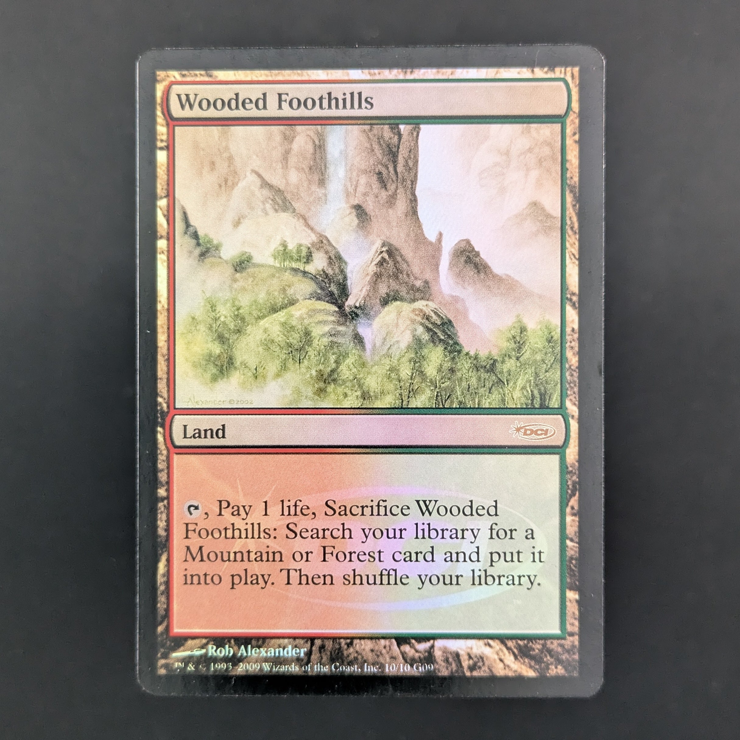 FOIL] Wooded Foothills - Judge Rewards Promos - English - GD