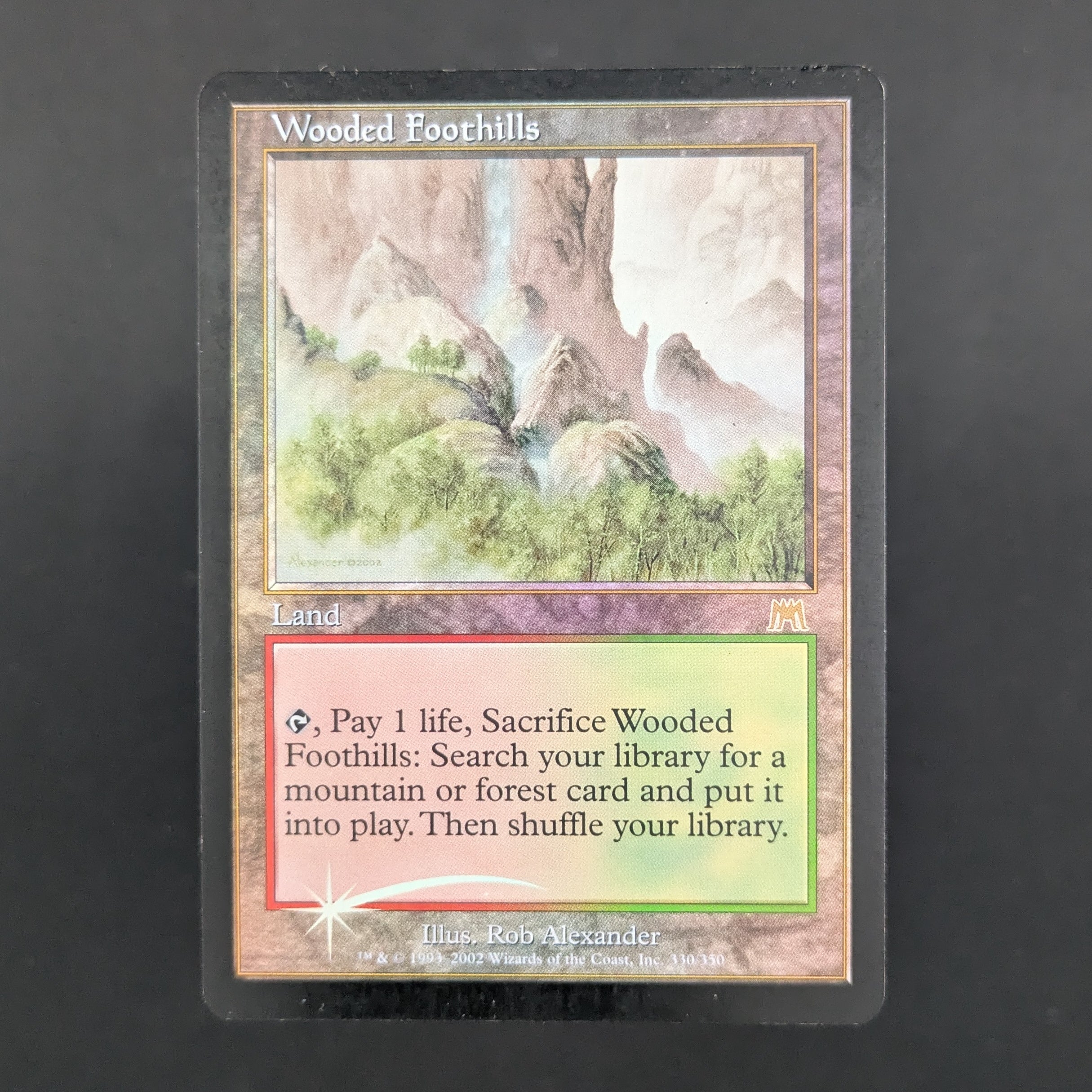 MTG Foil 樹木茂る山麓/Wooded Foothills ONS 英語 FOIL] Wooded Foothills - Onslaught - English - LP