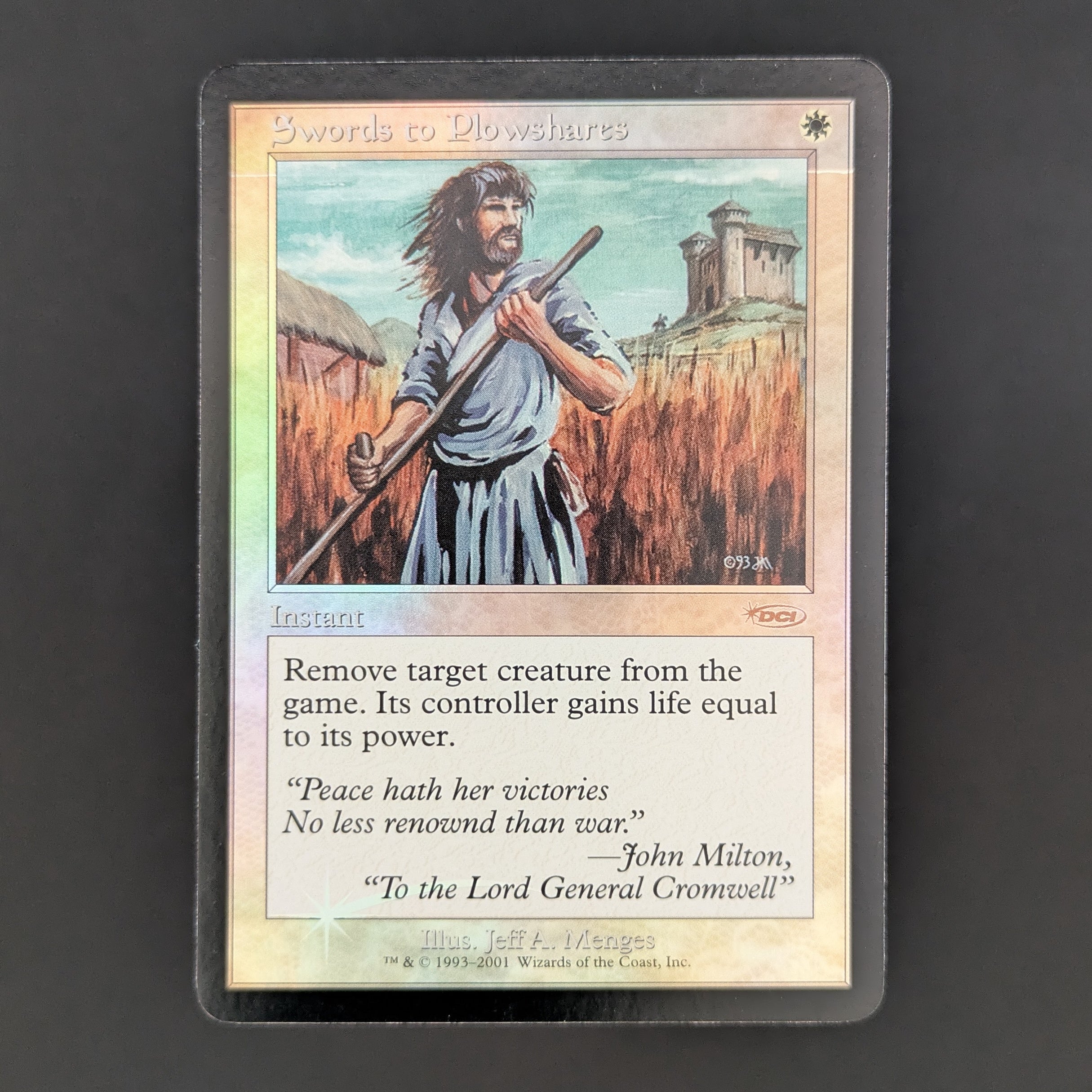 [FOIL] Swords to Plowshares - Friday Night Magic Promos - English - EX