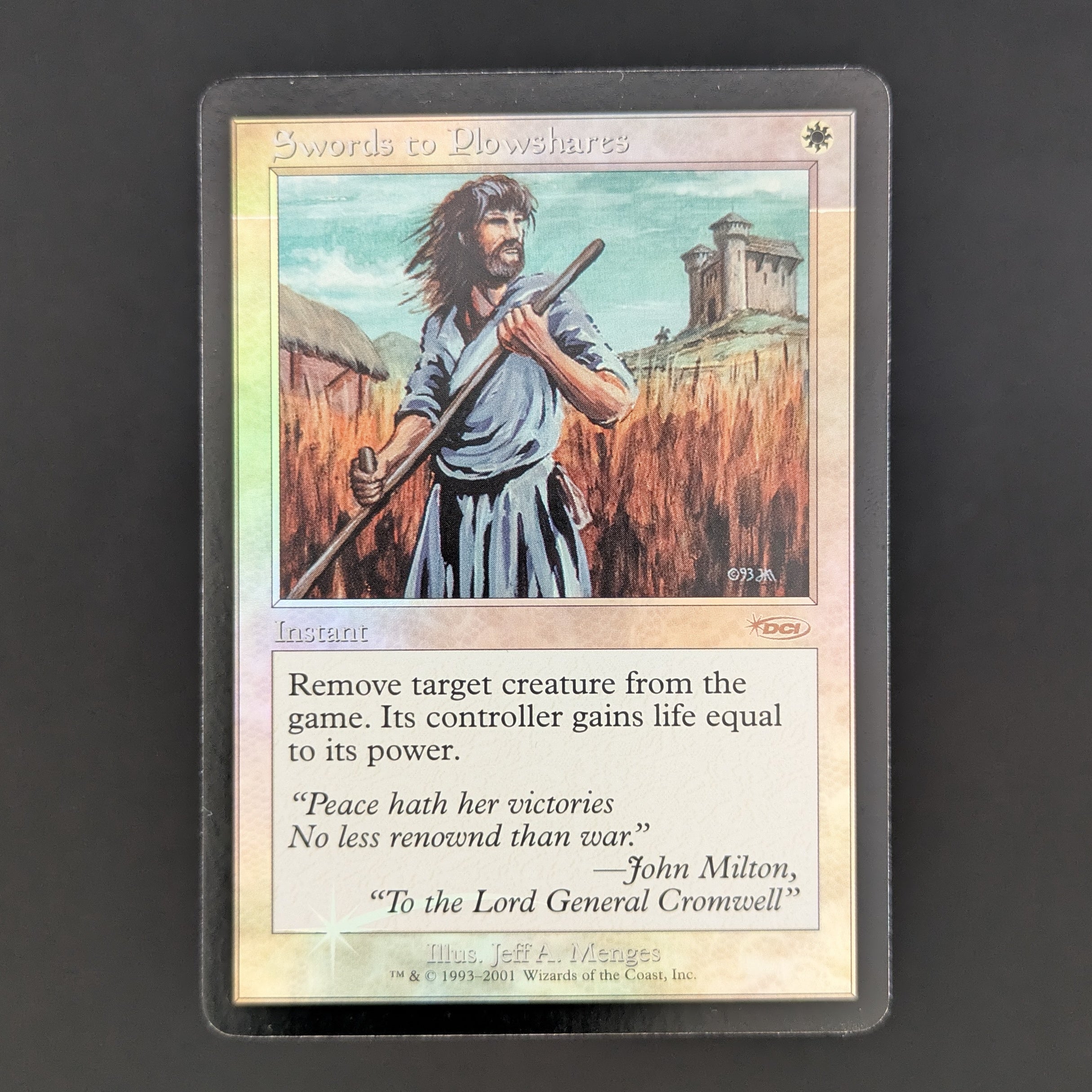 [FOIL] Swords to Plowshares - Friday Night Magic Promos - English - EX