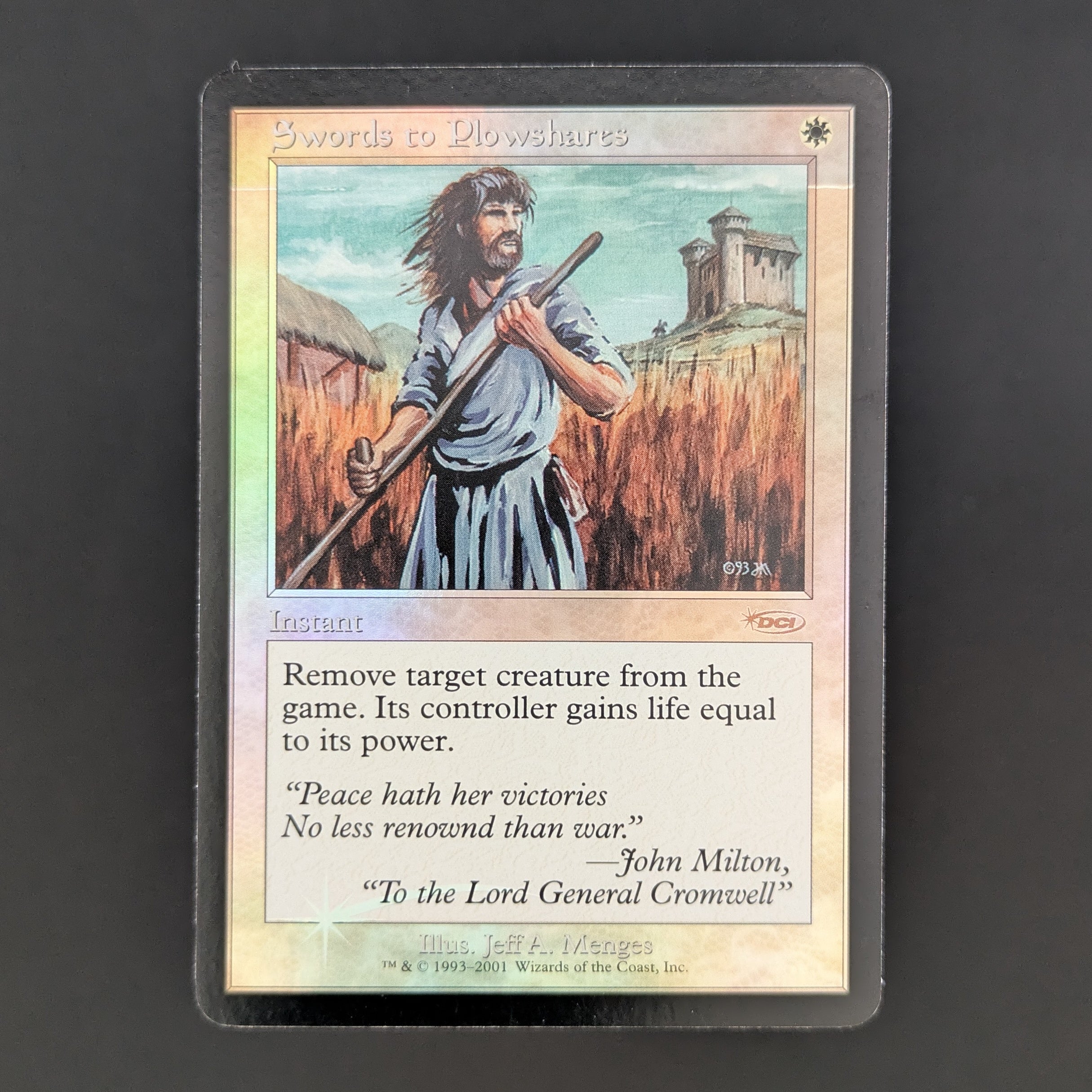 [FOIL] Swords to Plowshares - Friday Night Magic Promos - English - EX