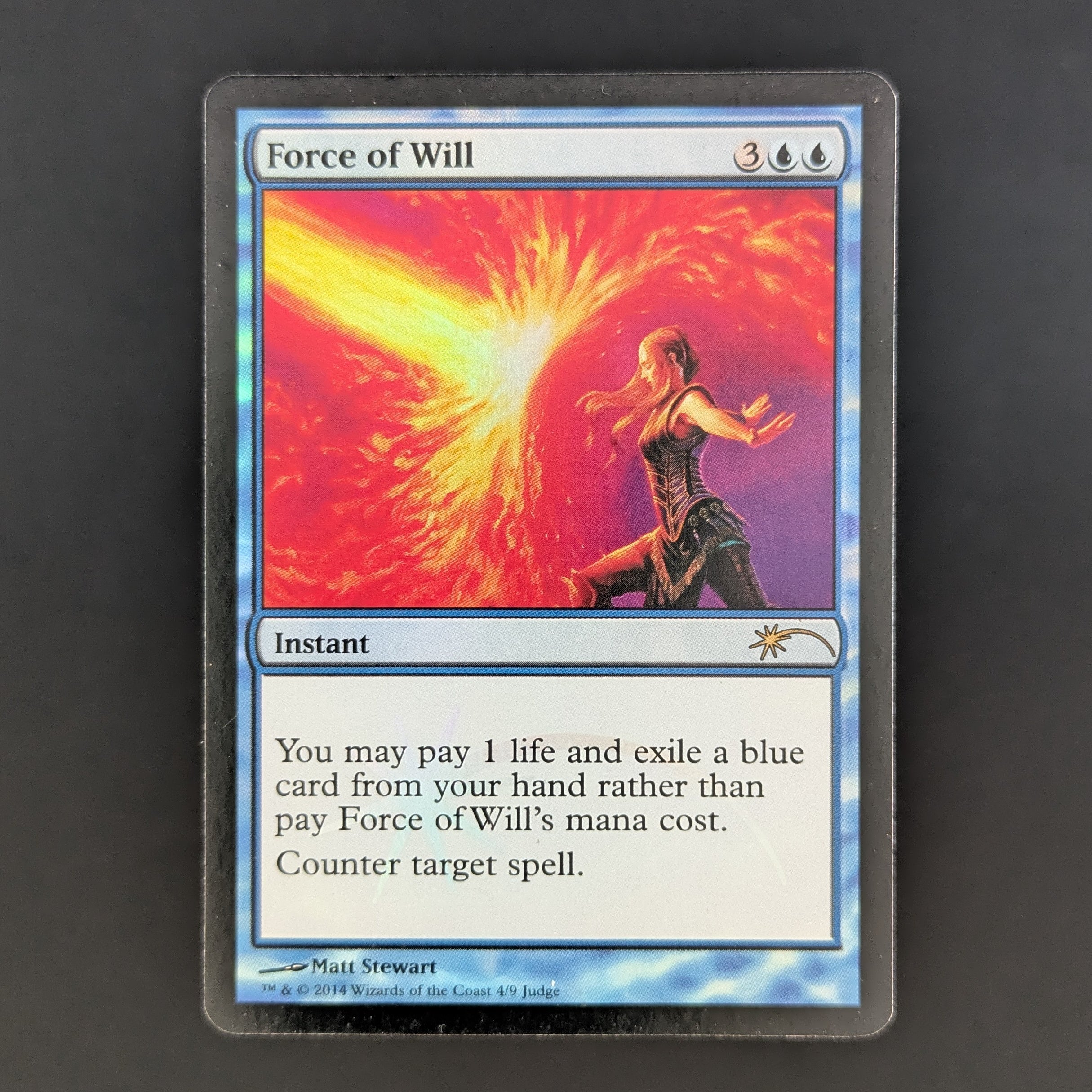 [FOIL] Force of Will - Judge Rewards Promos - English - EX