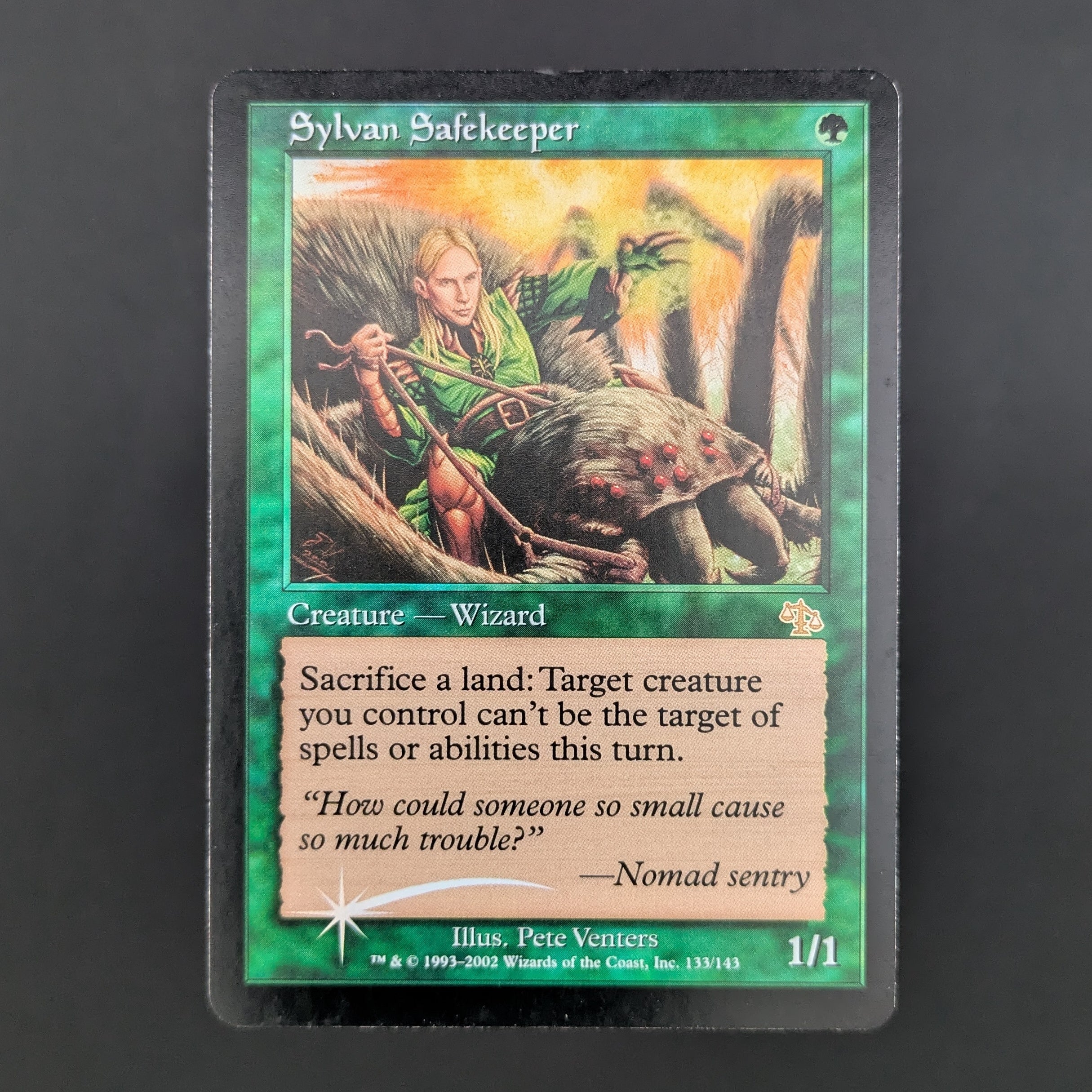 MTG 森を護る者/Sylvan Safekeeper 英語版 foil FOIL] Sylvan Safekeeper - Judgment - English - GD