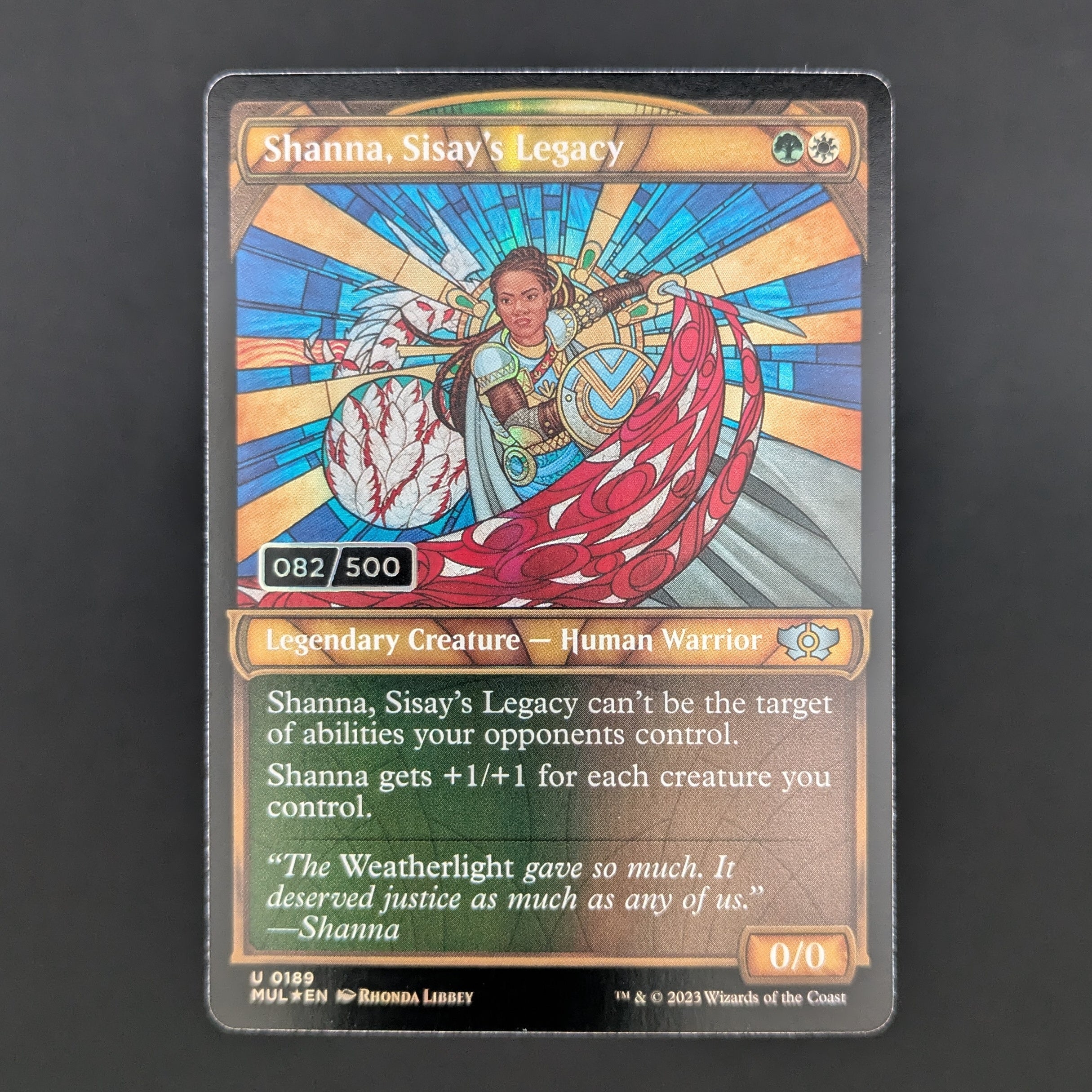 [FOIL] Shanna, Sisay's Legacy (Serial Numbered) - Multiverse Legends - English - NM - 082/500
