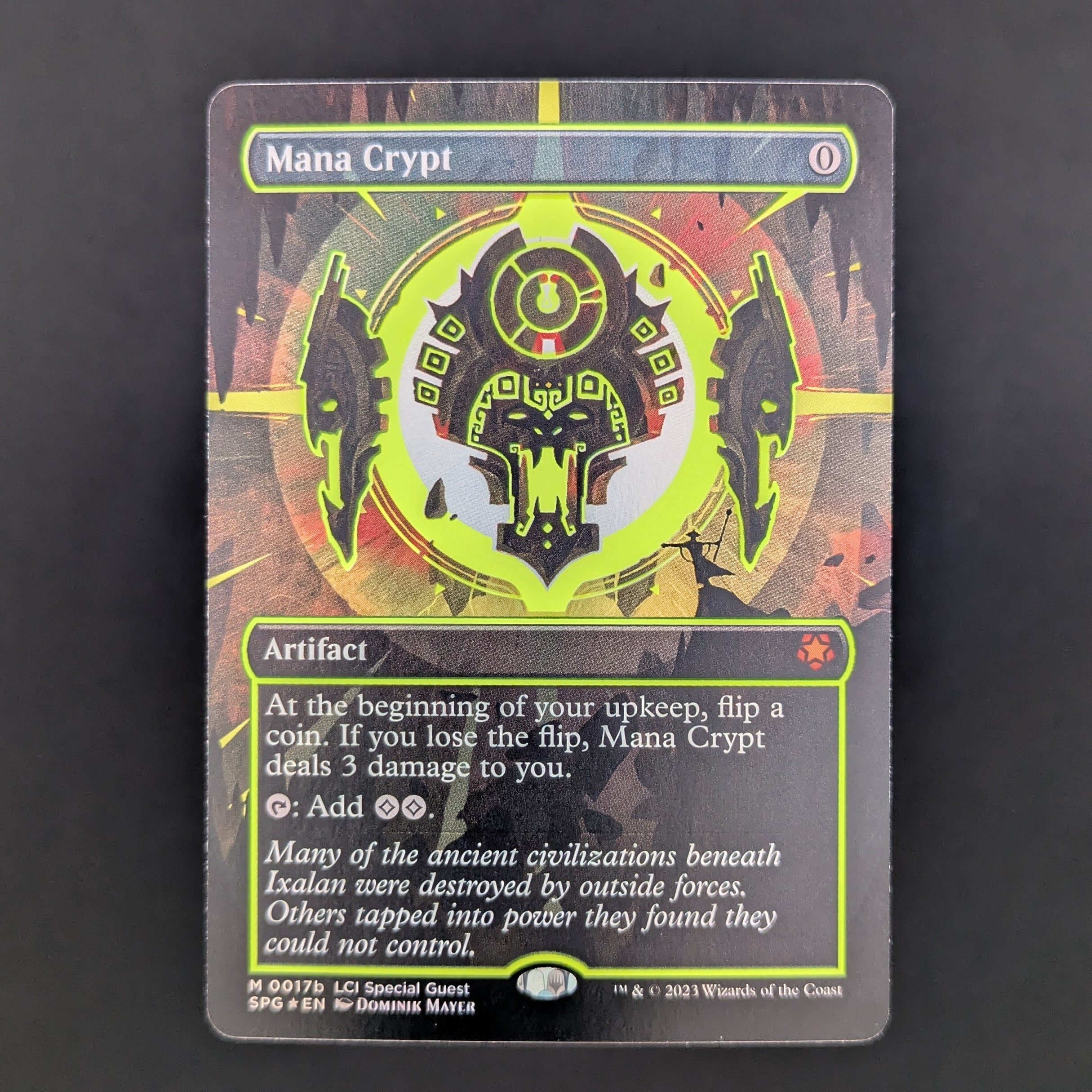 [FOIL] Mana Crypt (0017b) (Borderless) - Special Guests - English - NM